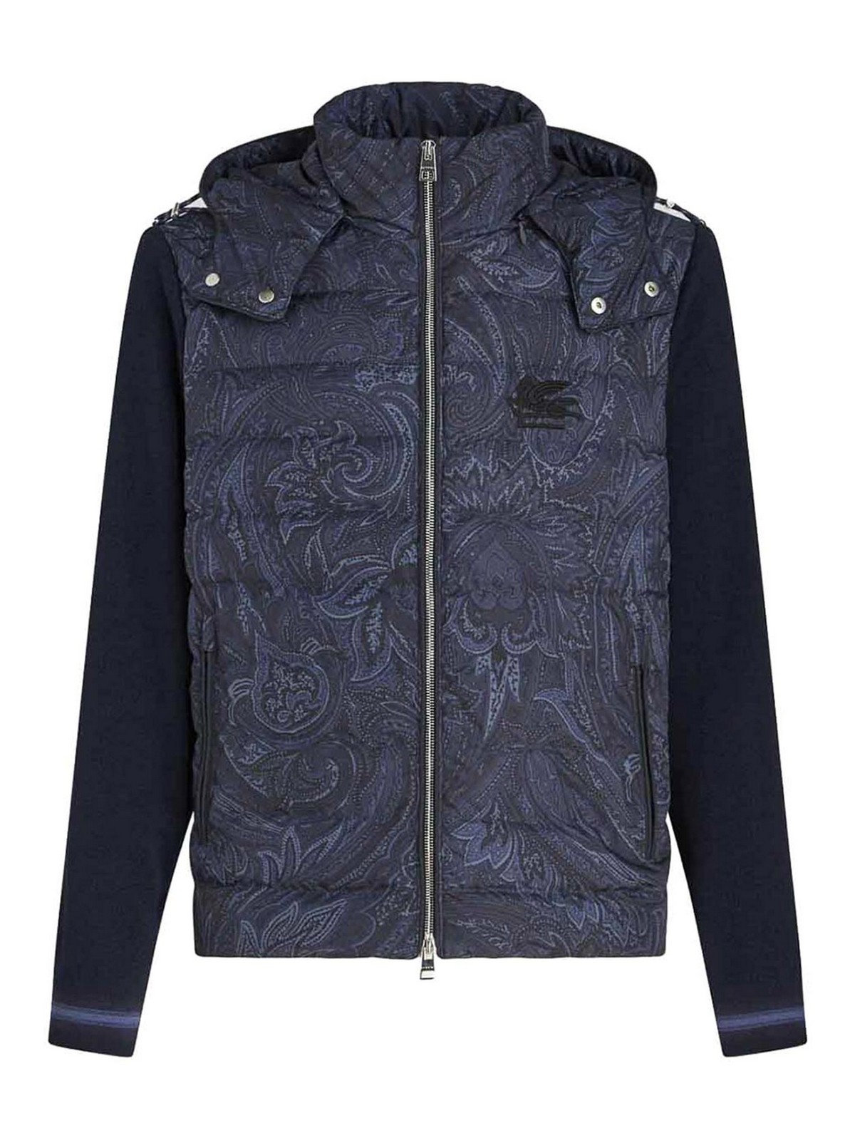 Shop Etro Down Jacket In Black