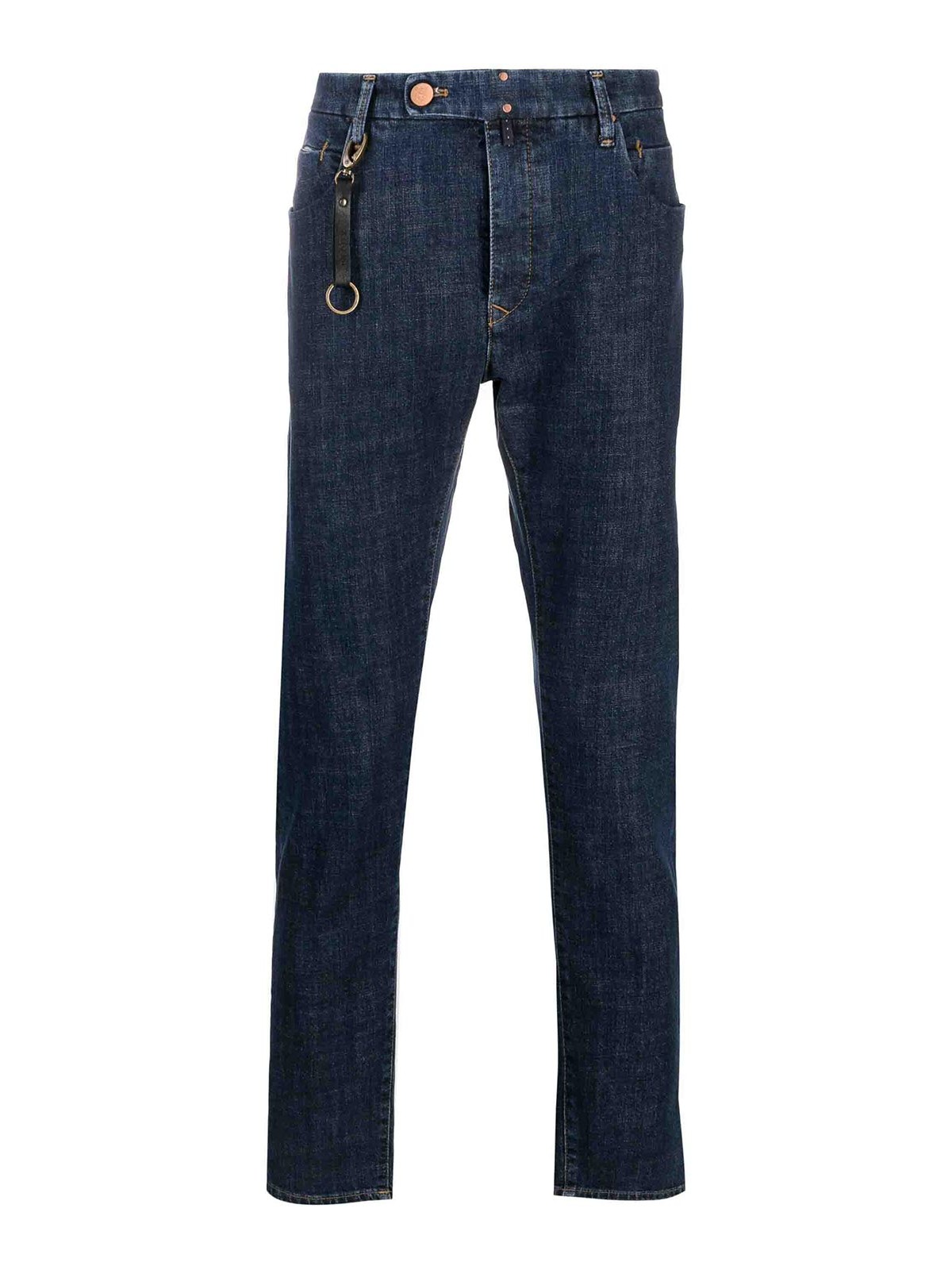 Shop Incotex Special Denim In Dark Wash