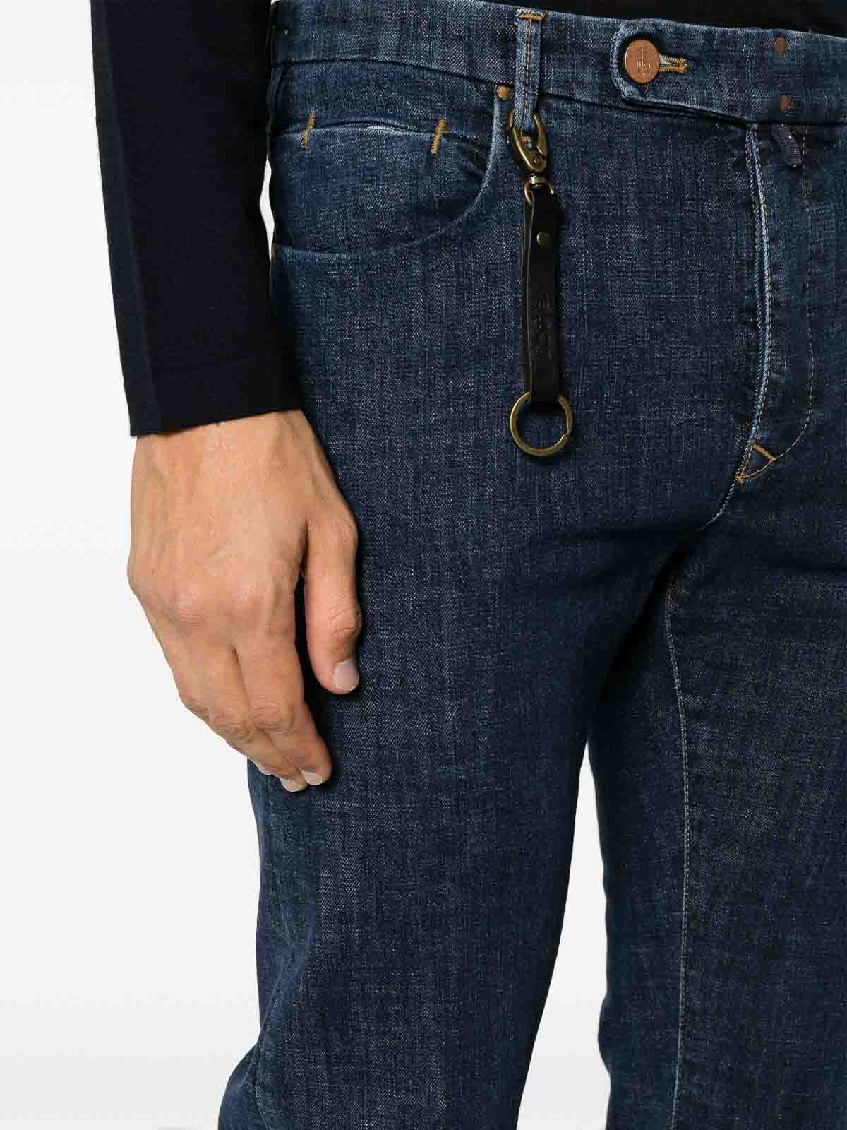 Shop Incotex Special Denim In Dark Wash