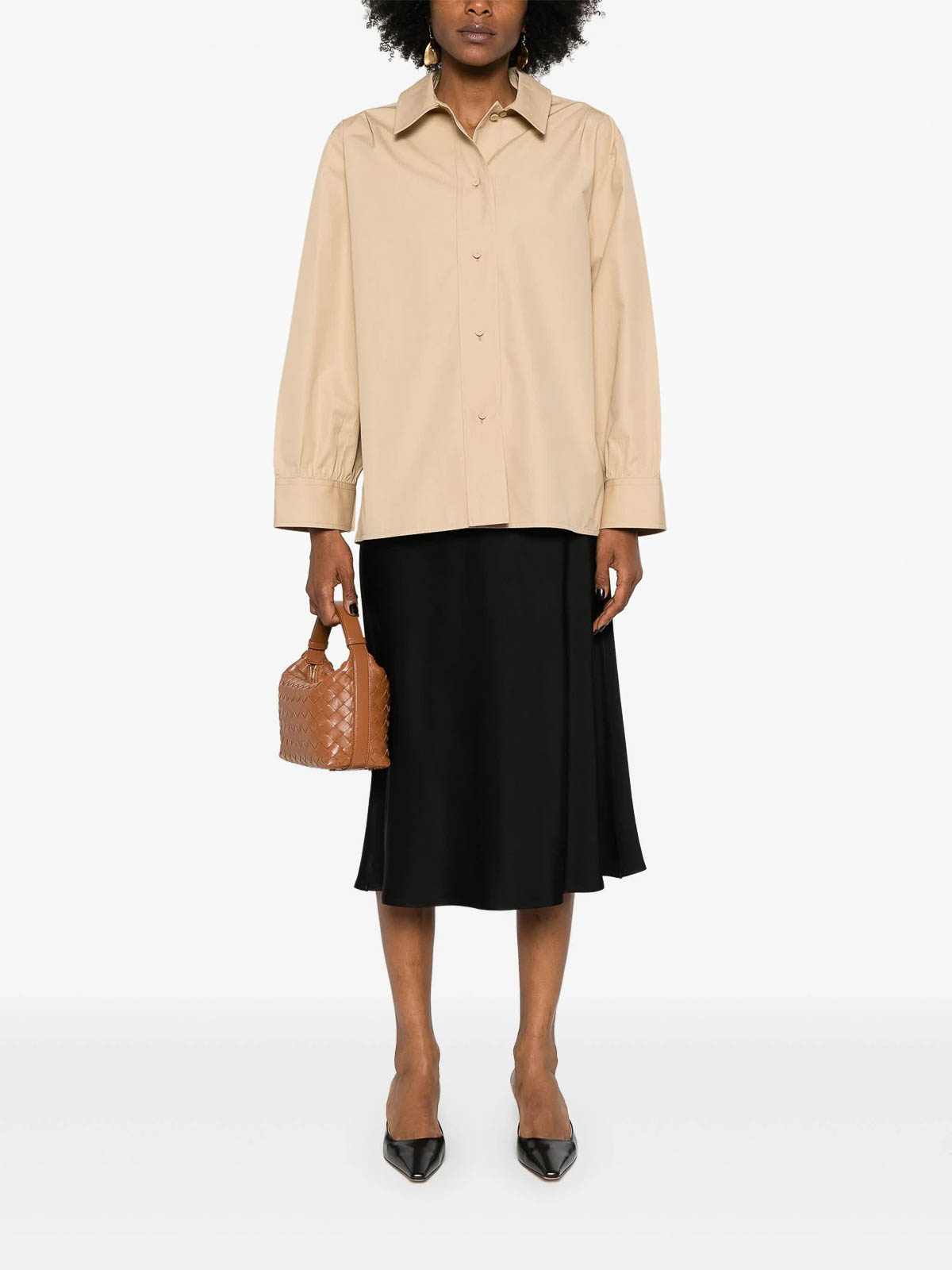 Shop Jil Sander Skirt In Black