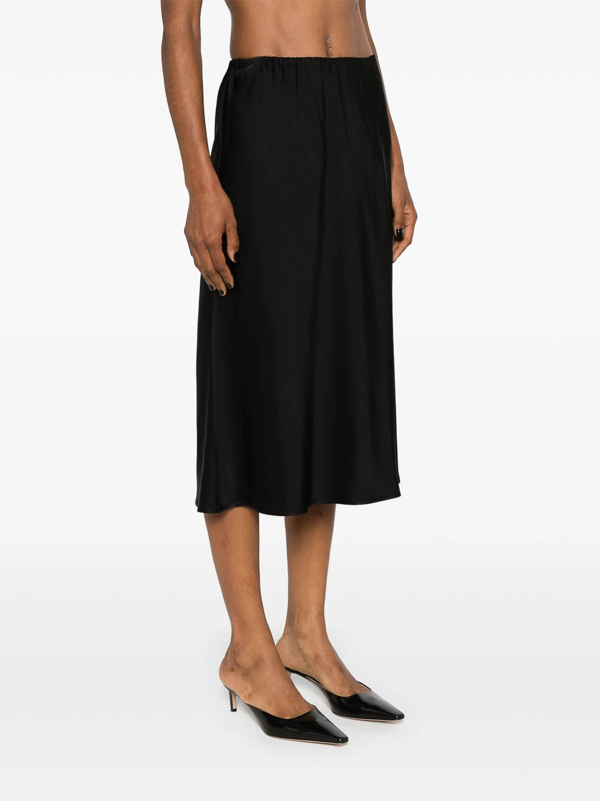 Shop Jil Sander Skirt In Black