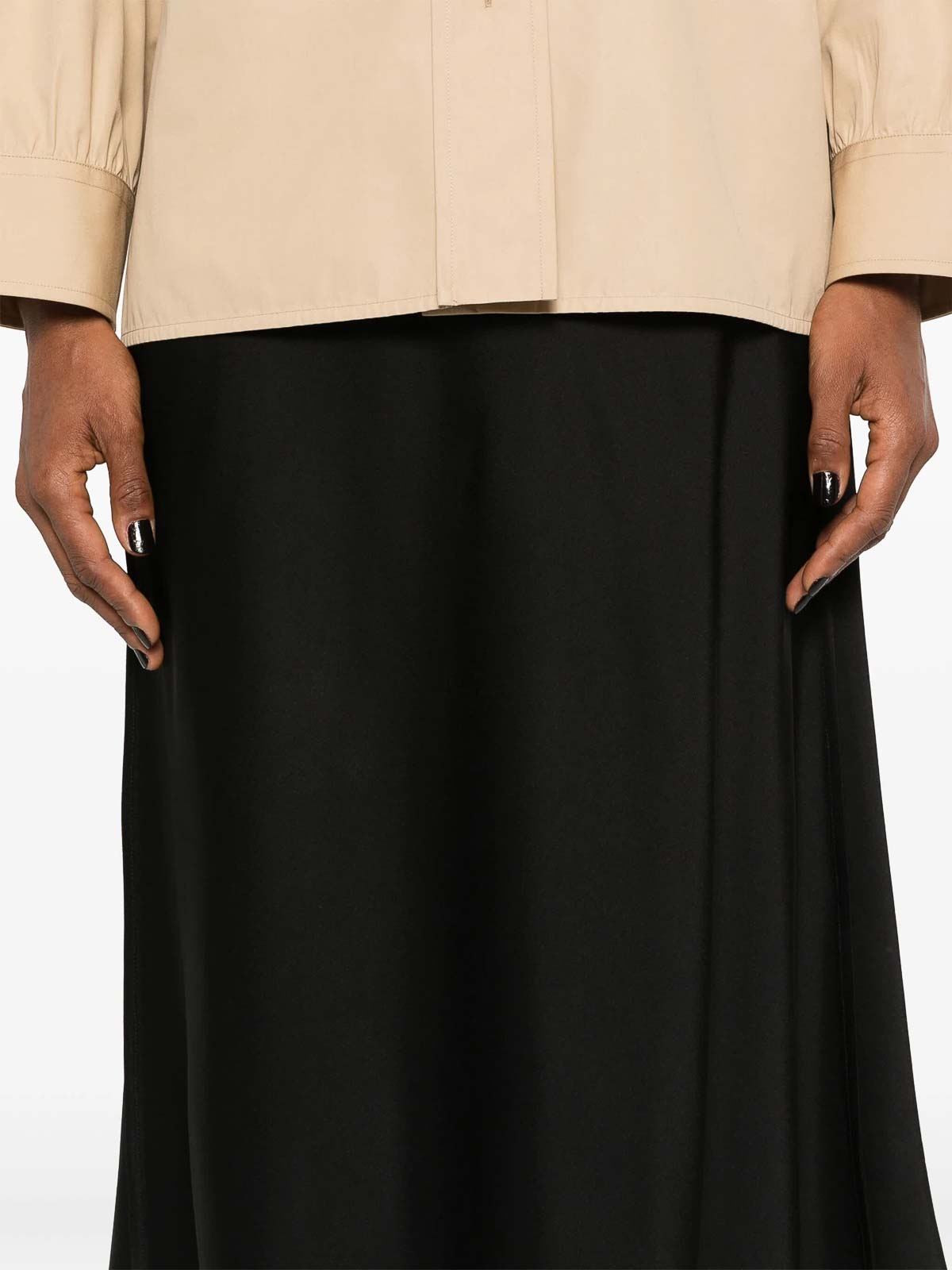 Shop Jil Sander Skirt In Black