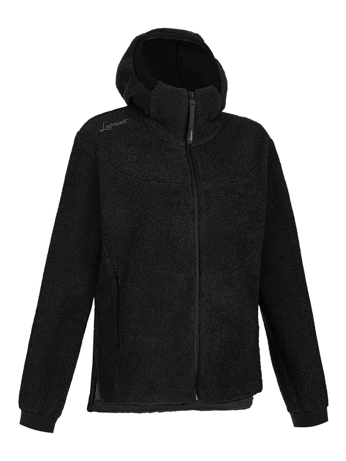 Lamunt Sophia Cozy Thermal Hoodie In Black