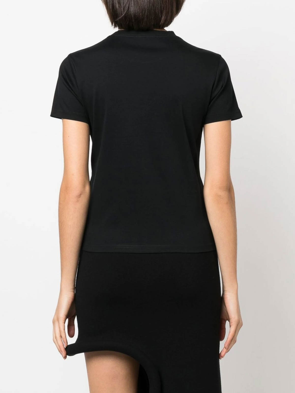 Shop Lanvin T-shirt Brod In Black