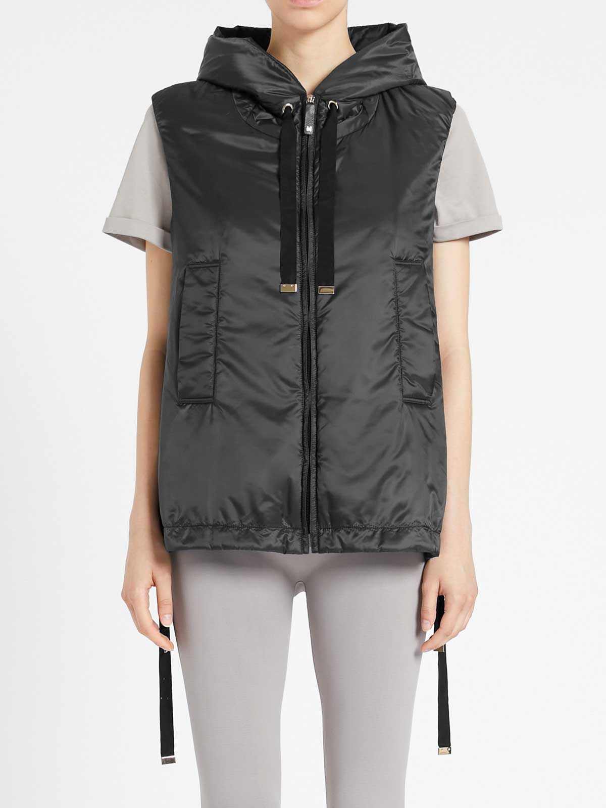 Shop Max Mara The Cube Vest In Black