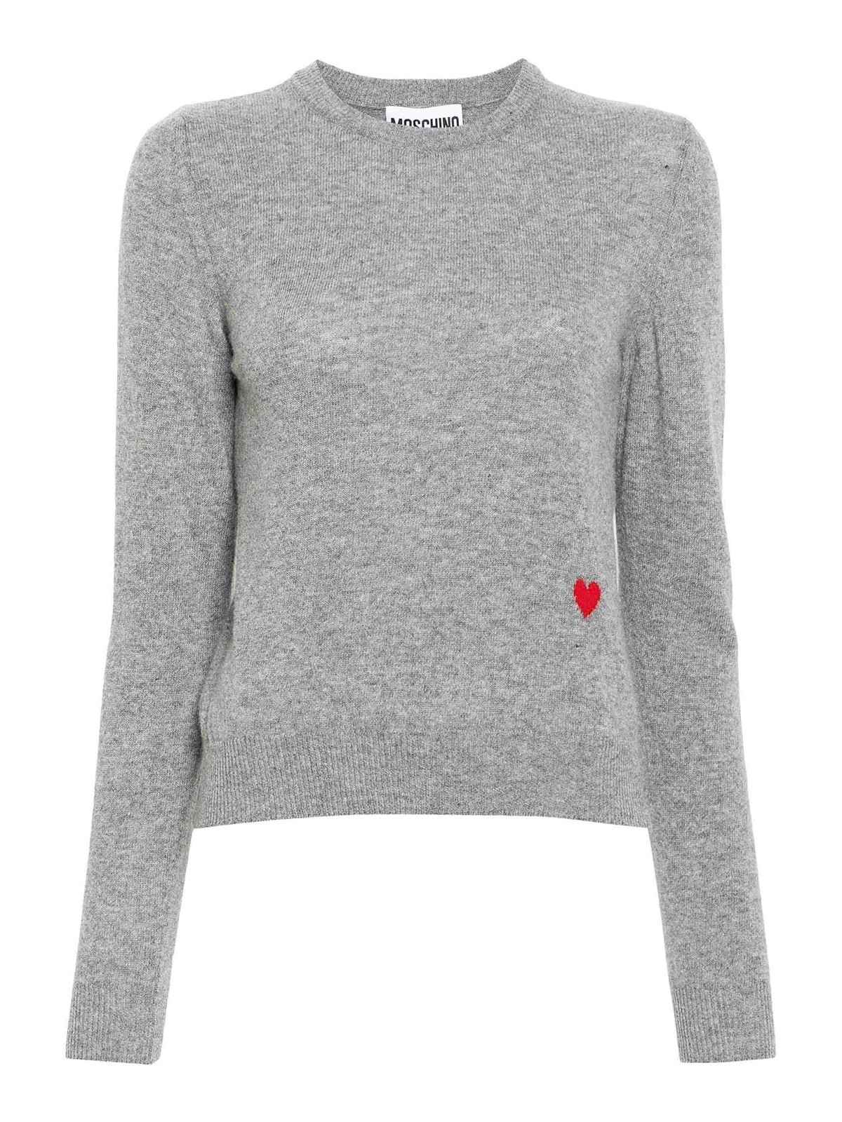 Moschino Cashmere Sweater In Grey