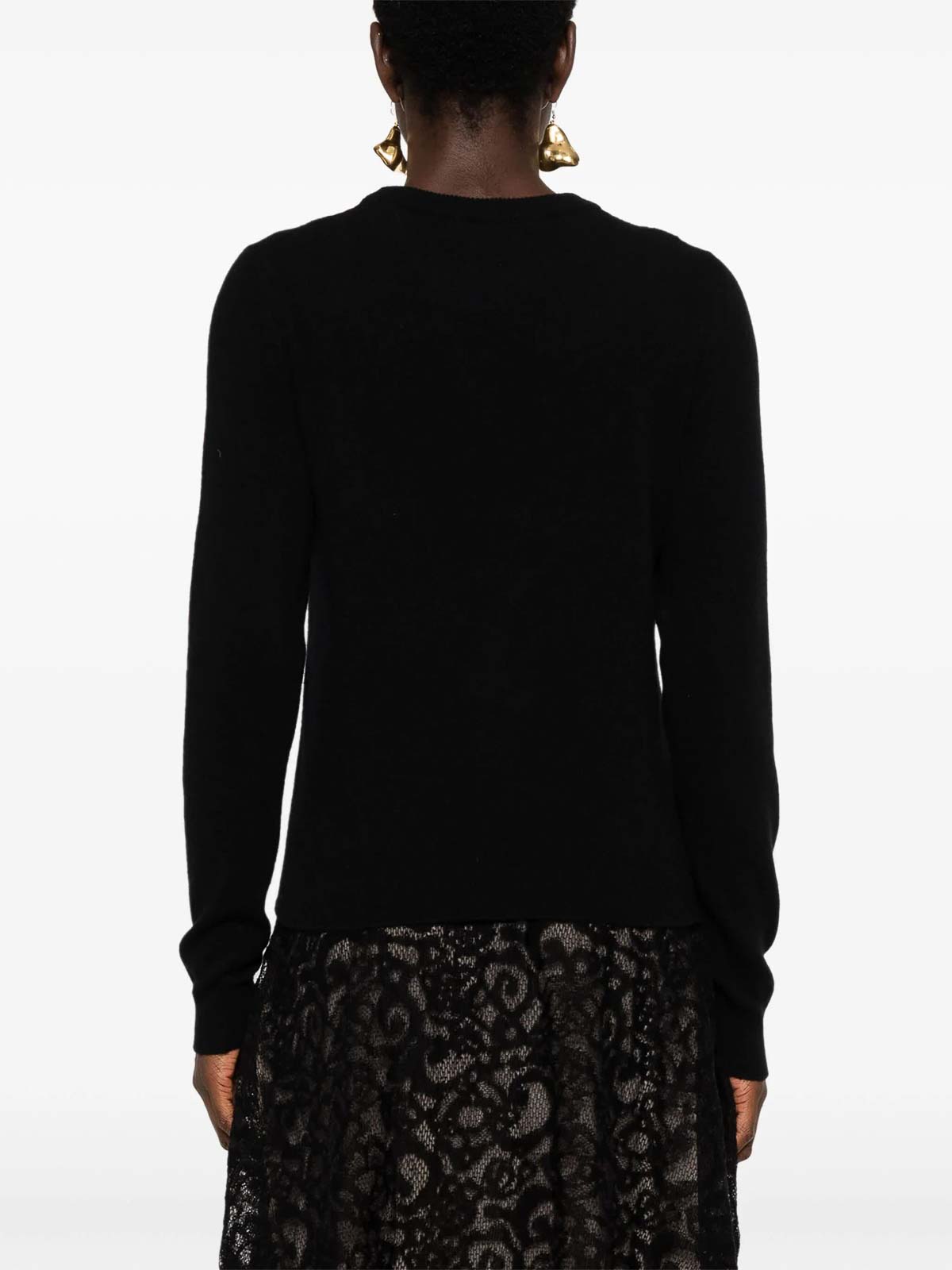 Shop Moschino Cashmere Sweater In Black