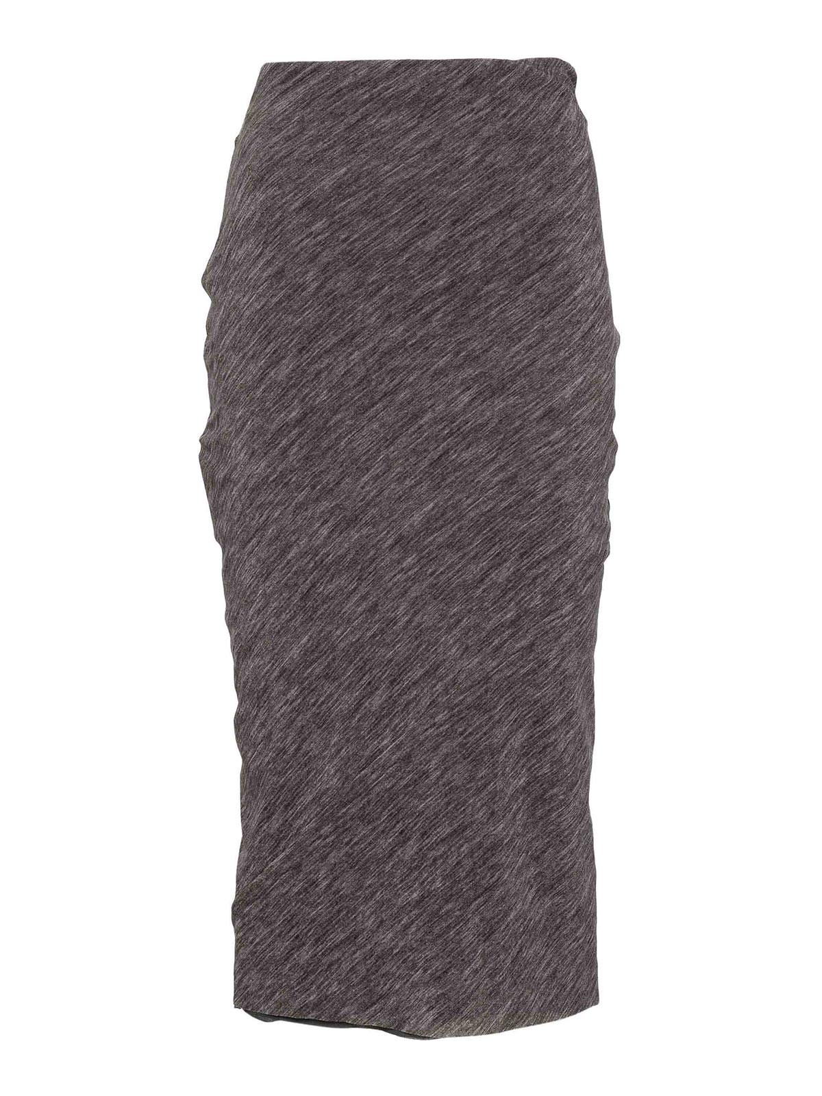 Shop Philosophy Di Lorenzo Serafini Skirt In Grey