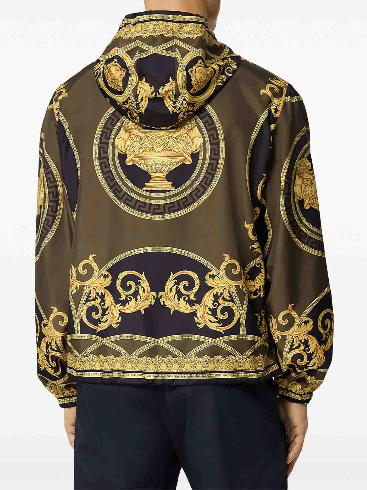 Shop Versace Blouson In Black