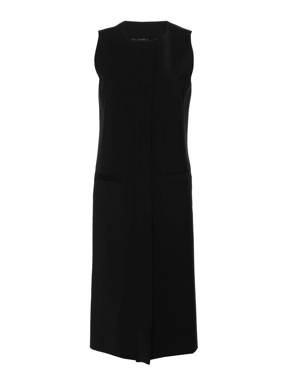 Shop Alberta Ferretti Gilet In Black