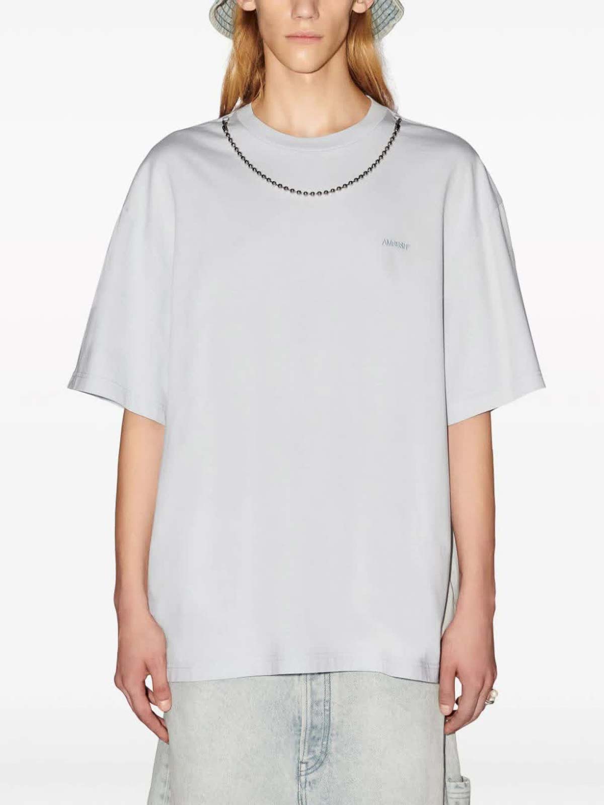 Shop Ambush Ballchain T-shirt In Blue