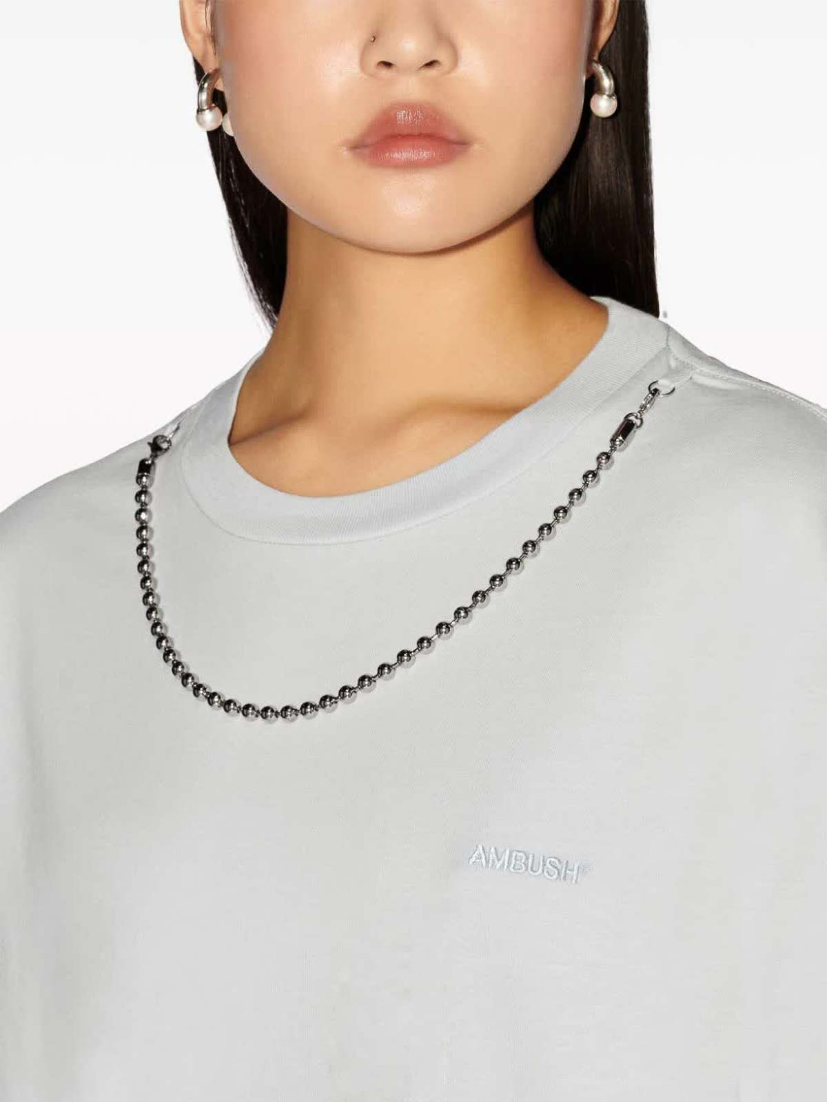 Shop Ambush Ballchain T-shirt In Blue