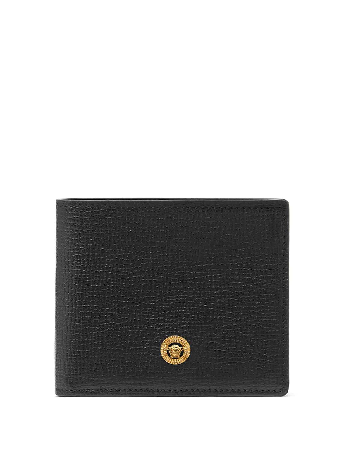 Versace Wallets In Black