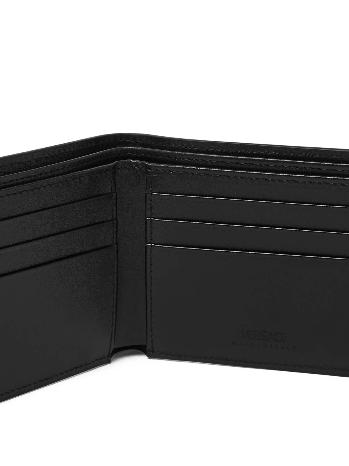 Shop Versace Wallets In Black