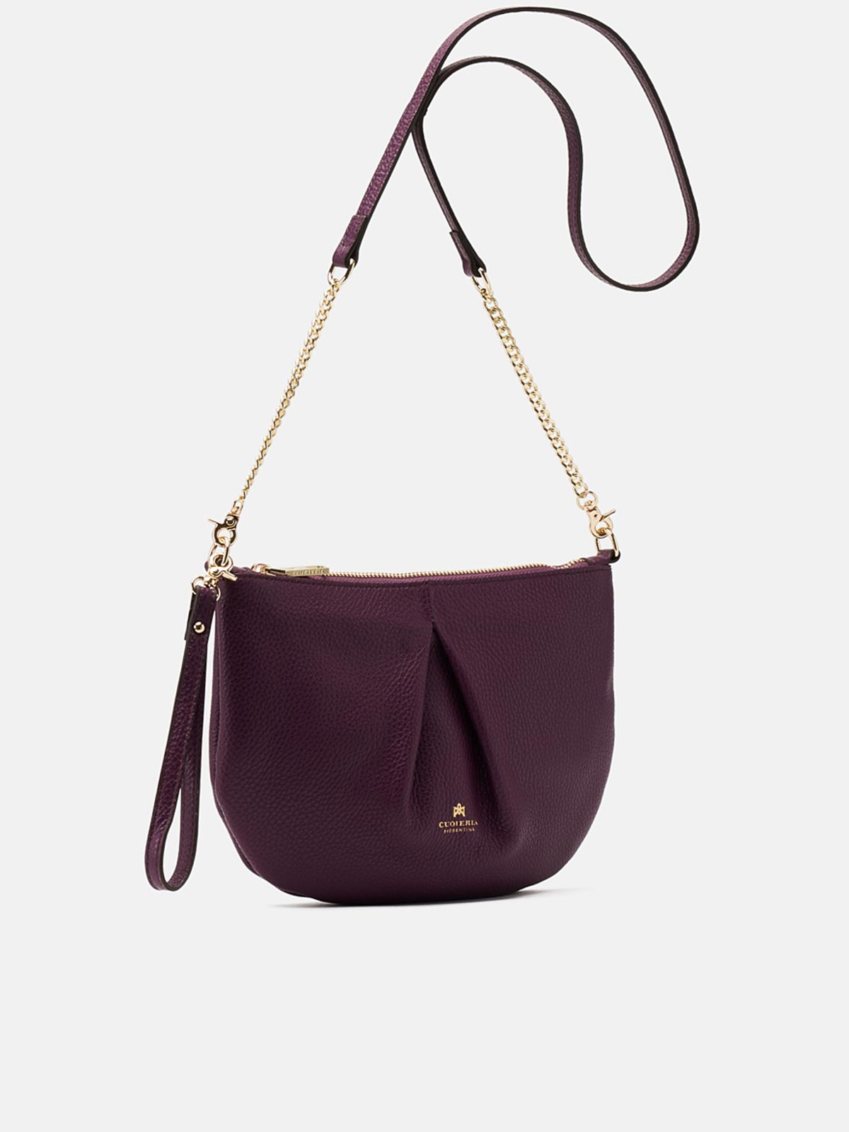 Shop Cuoieria Fiorentina Emma Pouch In Purple