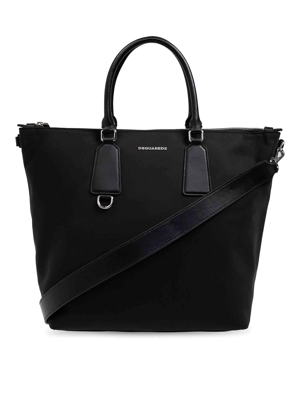 Dsquared2 Shopping Bag Nylon In Black