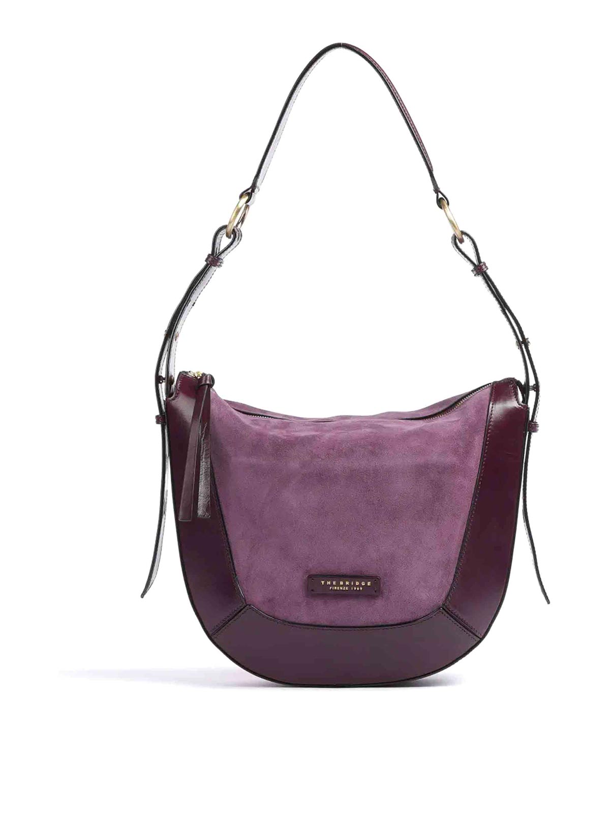 Shop The Bridge Shoulder Bag In Purple