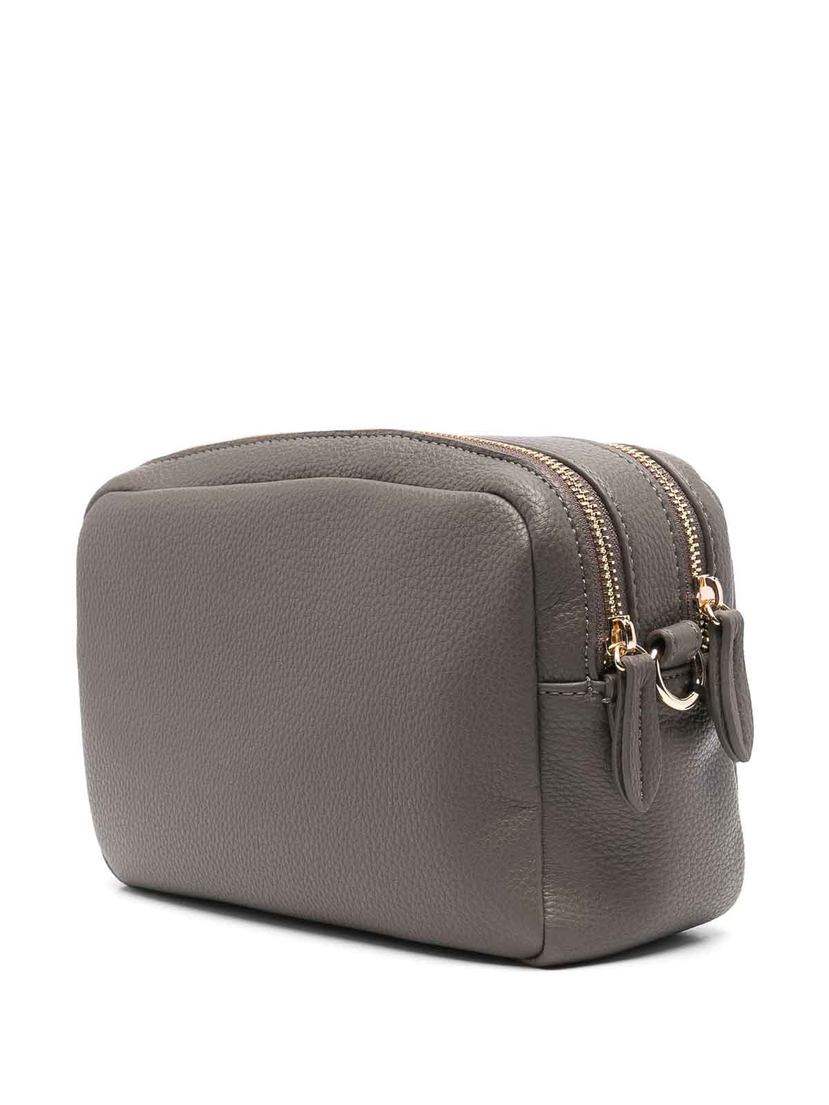 Shop Twinset Camera Bag In Grey