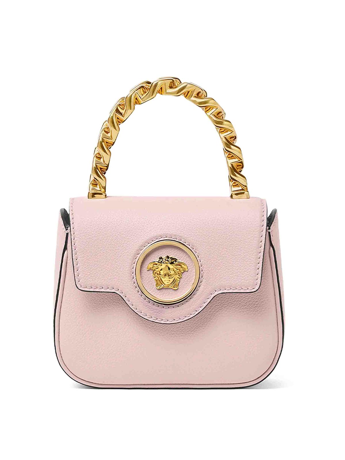 Versace Mini La Medusa Tote Bag In Gold