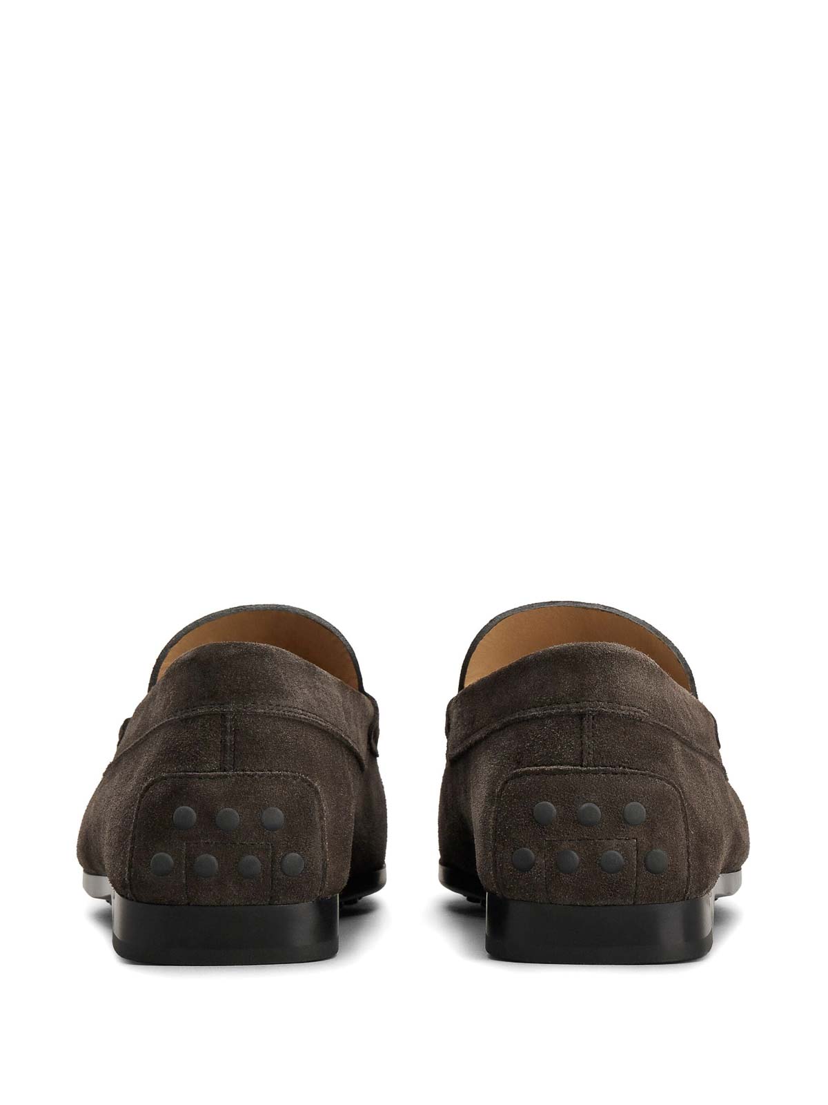 Shop Tod's Leather Moccasin In Black