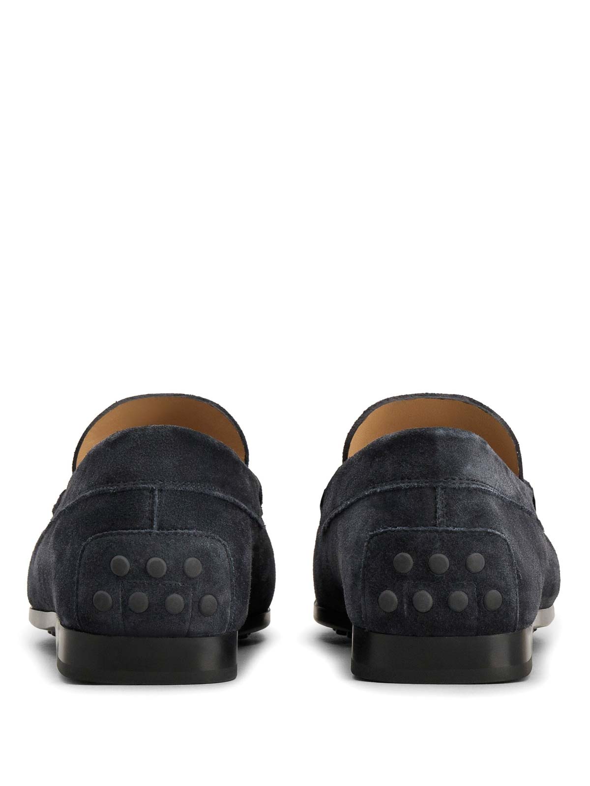 Shop Tod's Leather Moccasin In Black