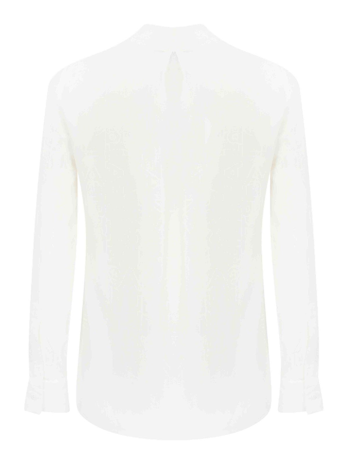 Shop Elisabetta Franchi Georgette Shirt In White