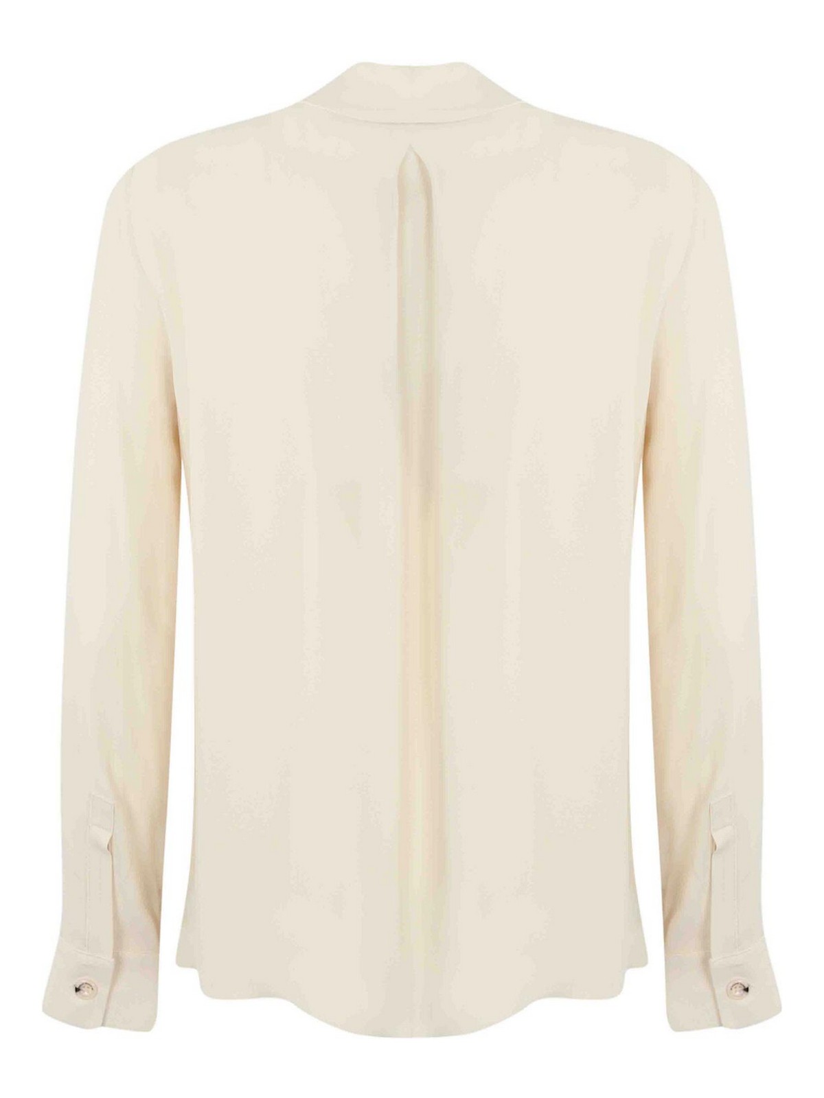 Shop Elisabetta Franchi Viscose Shirt In White