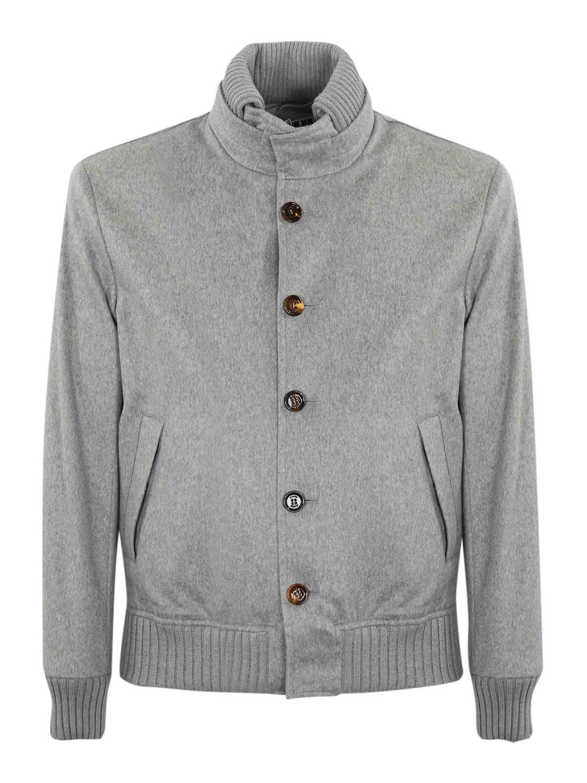 Shop Kired Ronde Wool Jacket In Grey