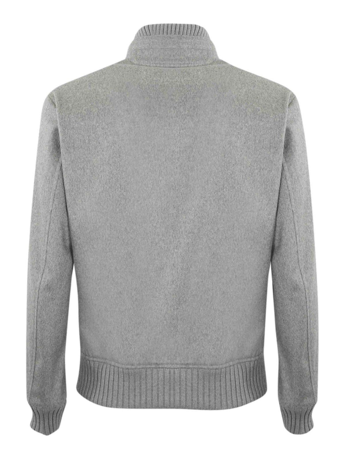 Shop Kired Ronde Wool Jacket In Grey