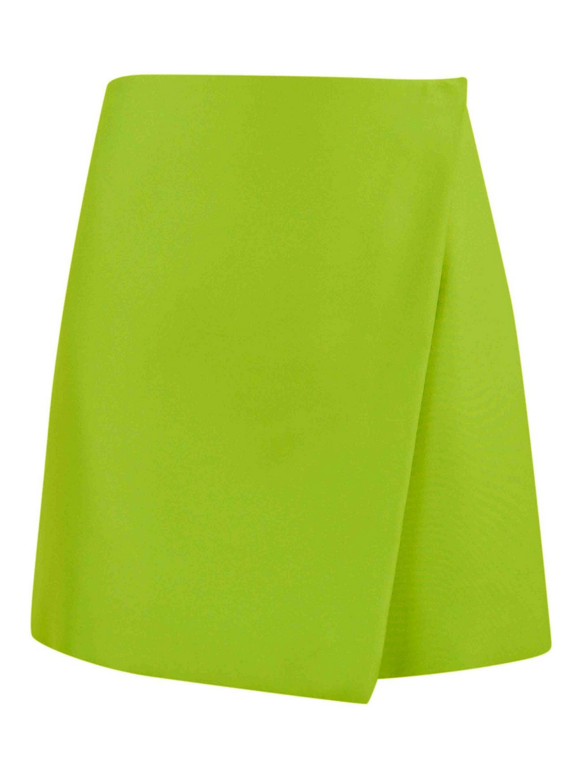 Philosophy Di Lorenzo Serafini Wraparound-style Mini Skirt In Green