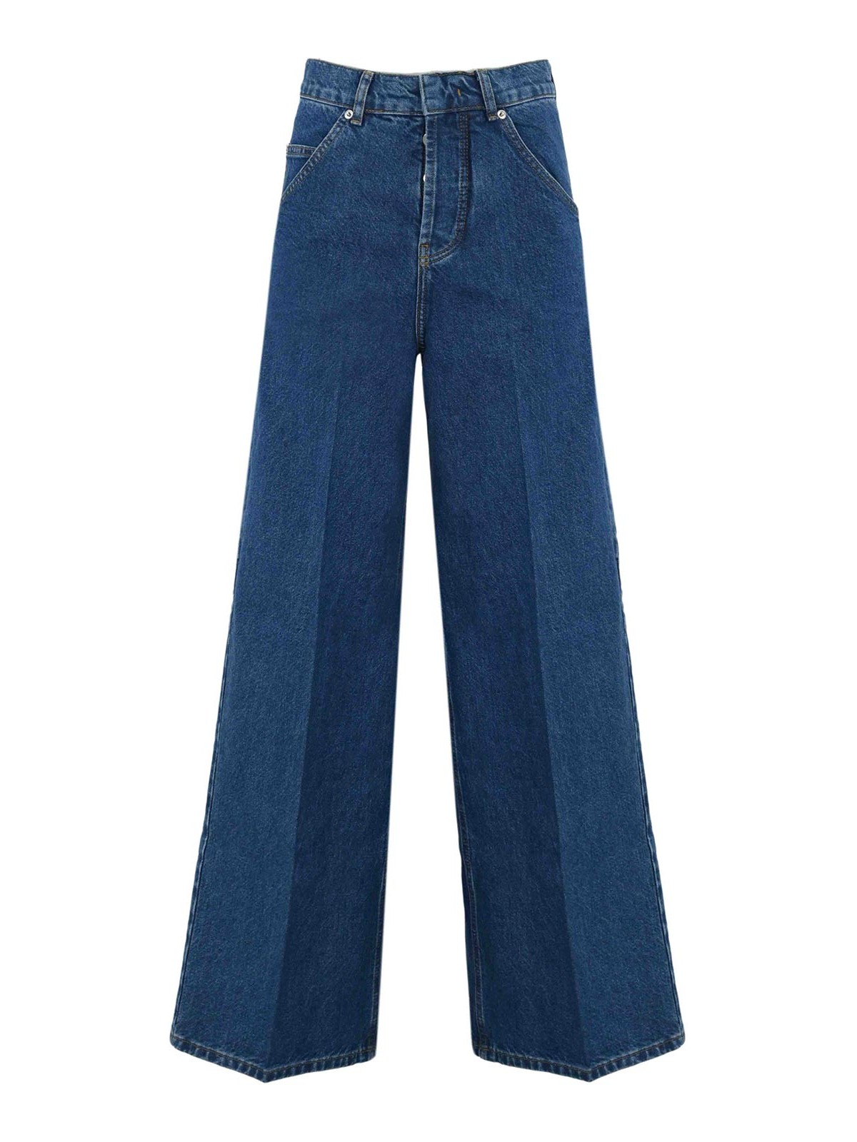 Philosophy Di Lorenzo Serafini Wide Leg Denim Jeans In Blue