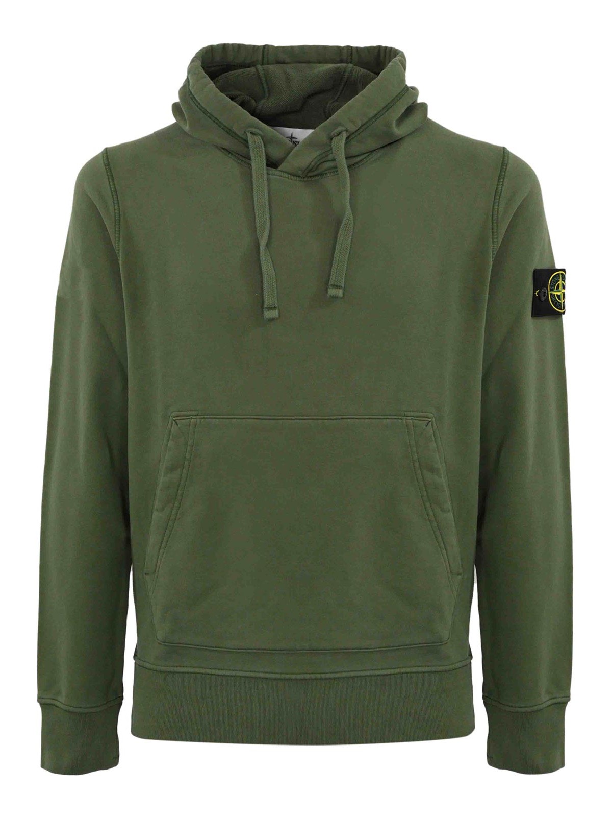 Stone Island Hoodie 64151 In Green