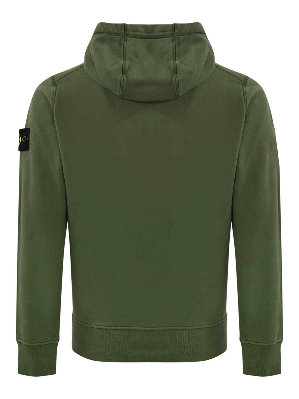 Shop Stone Island Hoodie 64151 In Green