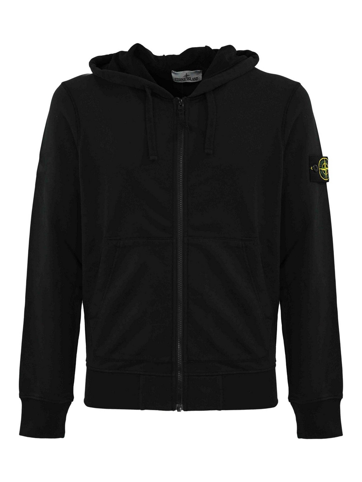 Sweat Stone Island Noir Homme Stone Island Sweat à Fermeture