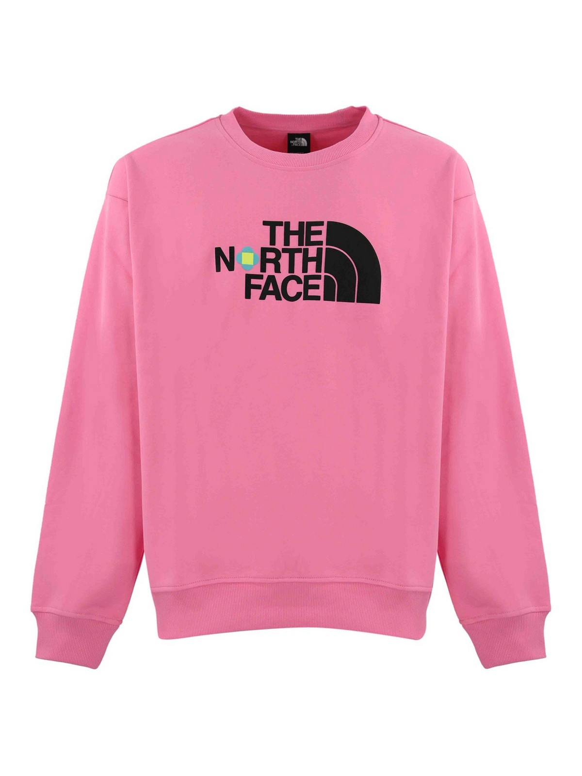 The North Face Tnf X Yinka Ilori Sweatshirt With Soft Print In Nude & Neutrals