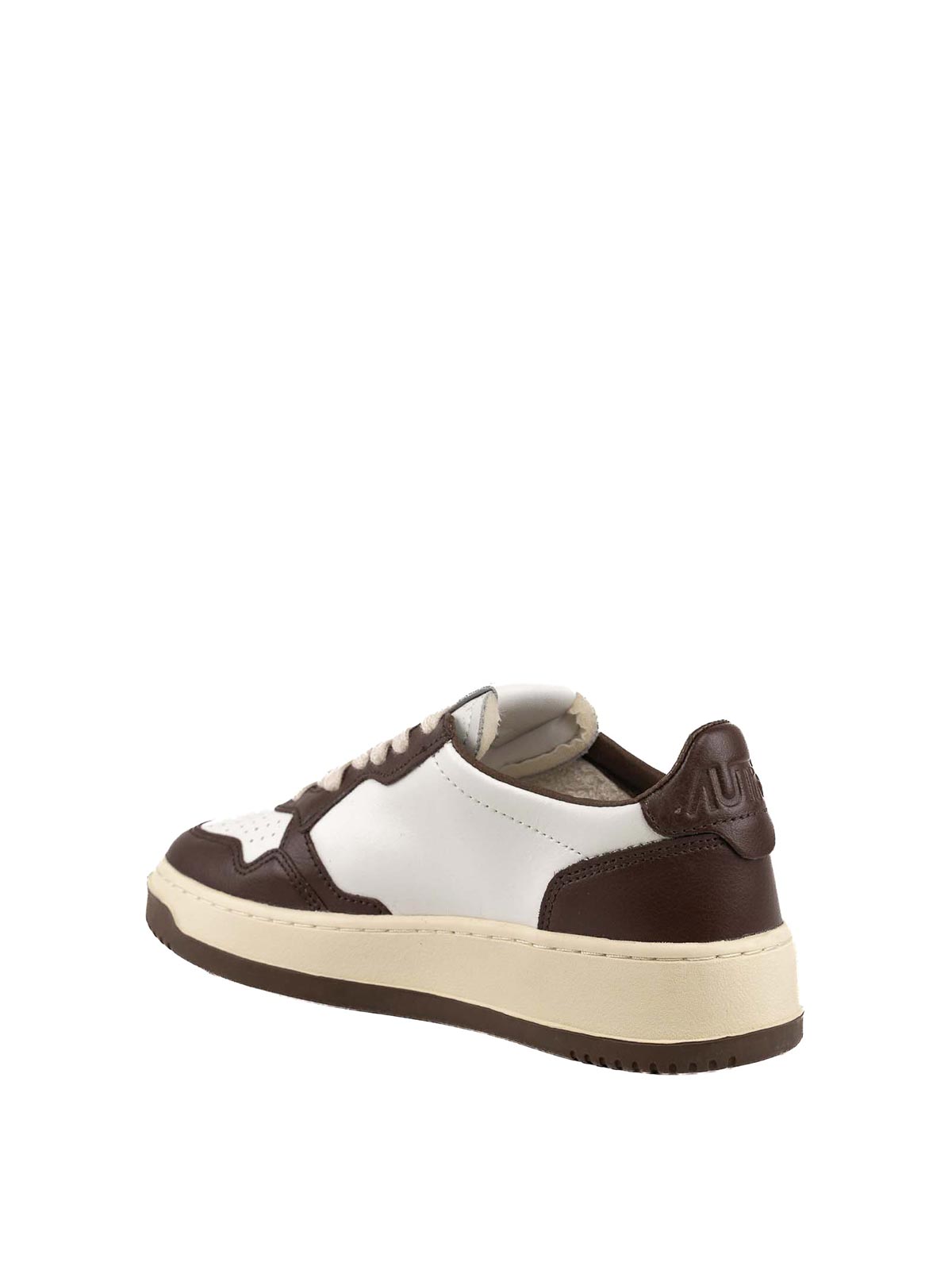 AUTRY SNEAKERS SHOES WHITE/BROWN 