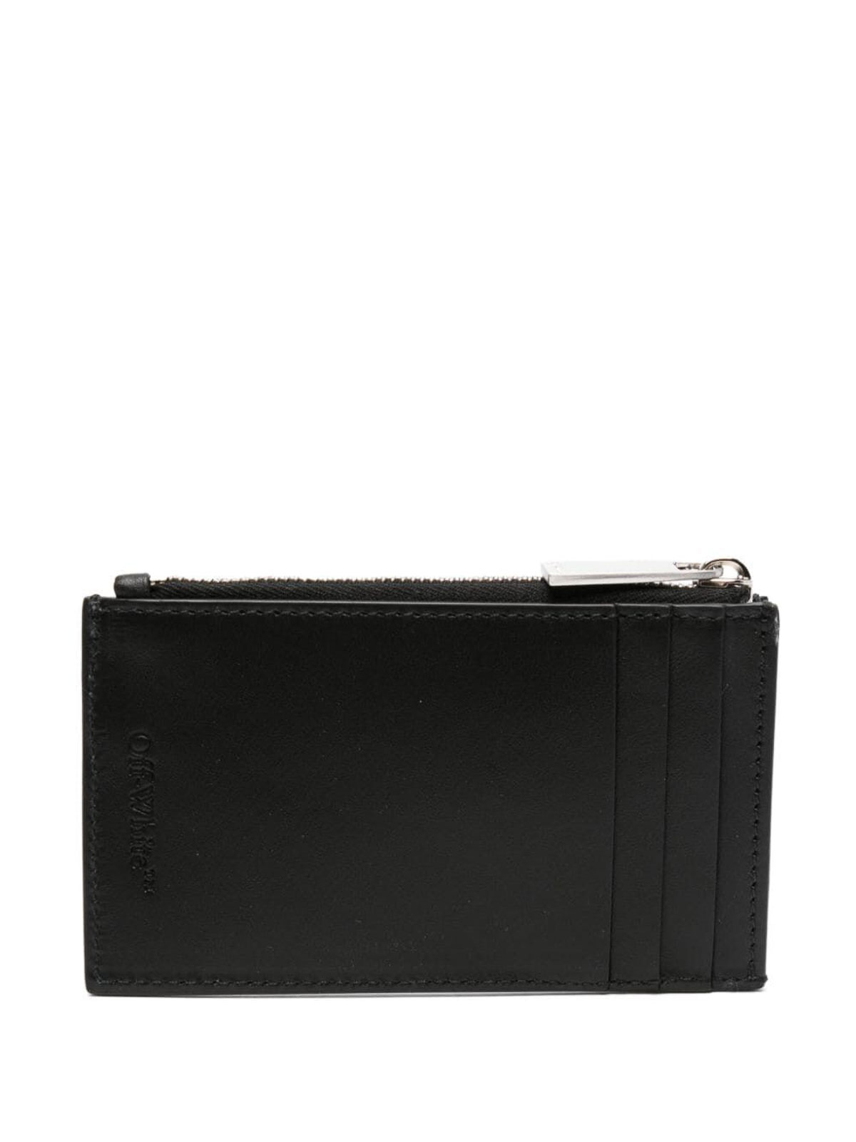 Shop Off-white Bookish Zipped Card Case In Black