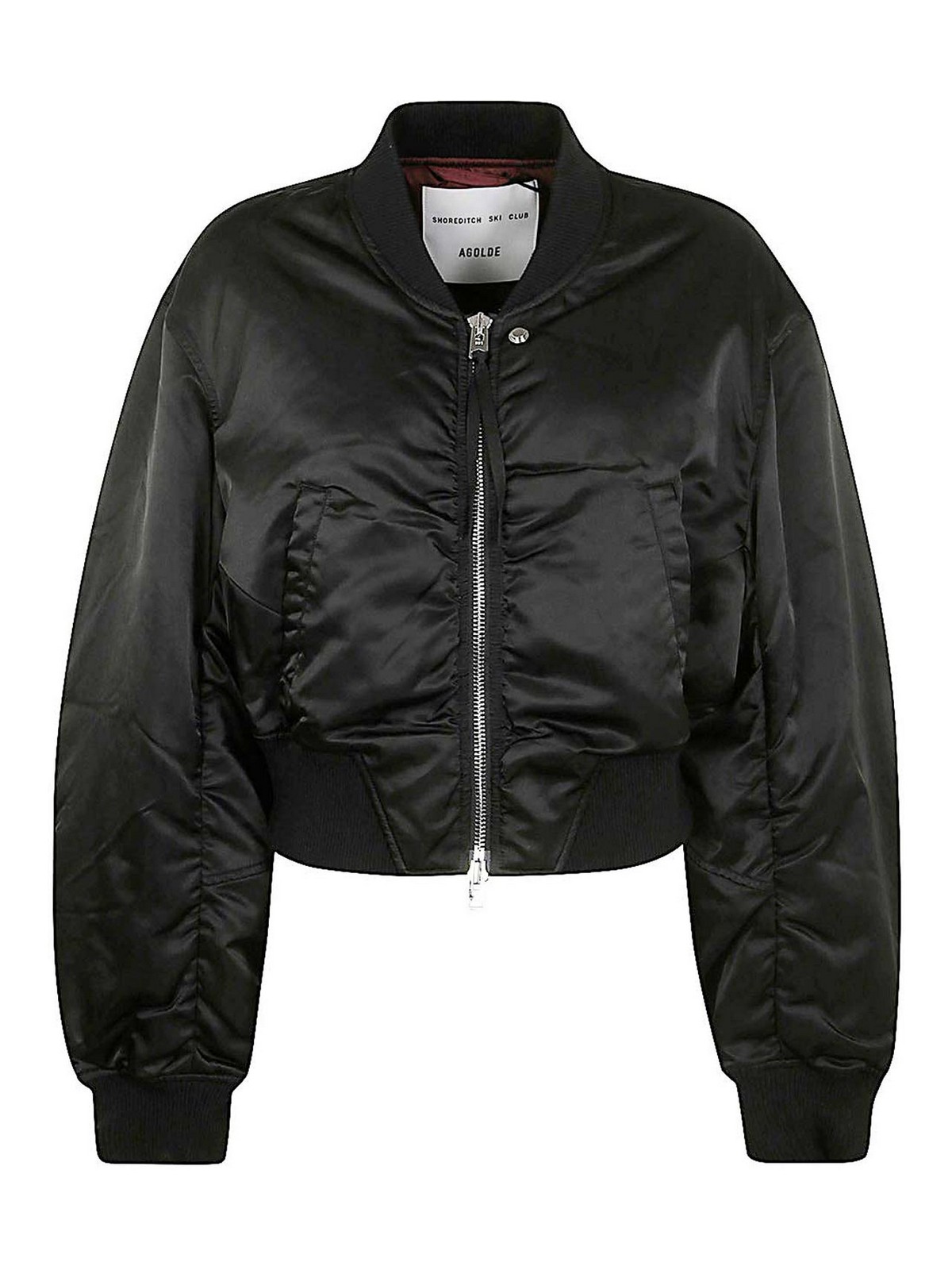 Agolde Bomber Jacket In Black