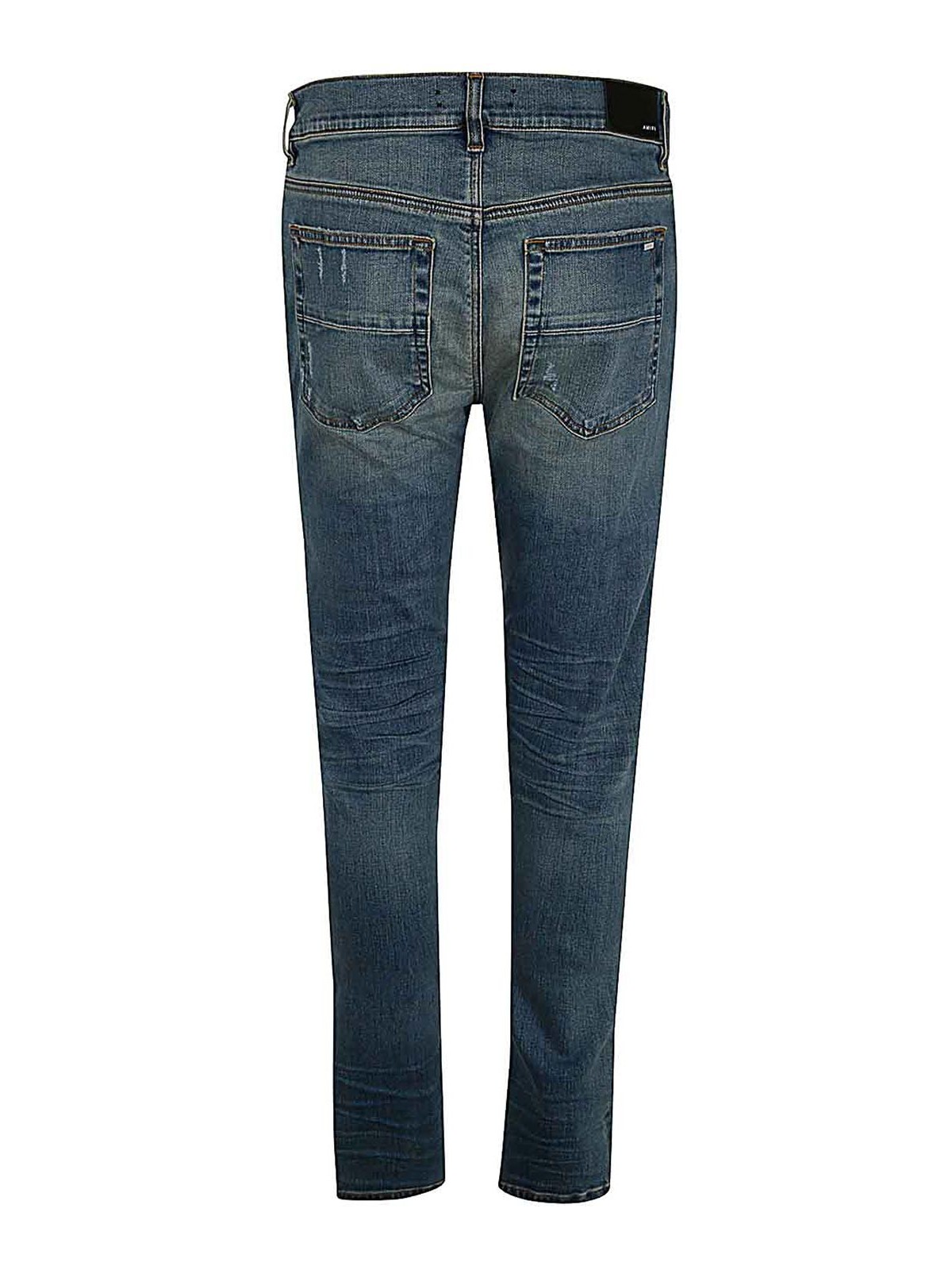 Shop Amiri Mx1 Jeans In Blue