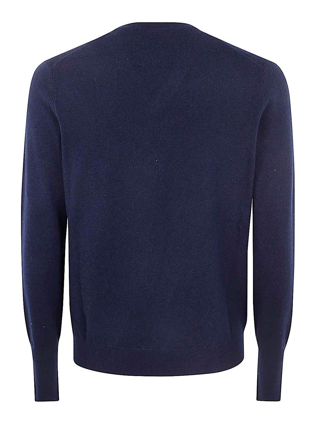 Shop Ballantyne V Neck Pullover In Blue