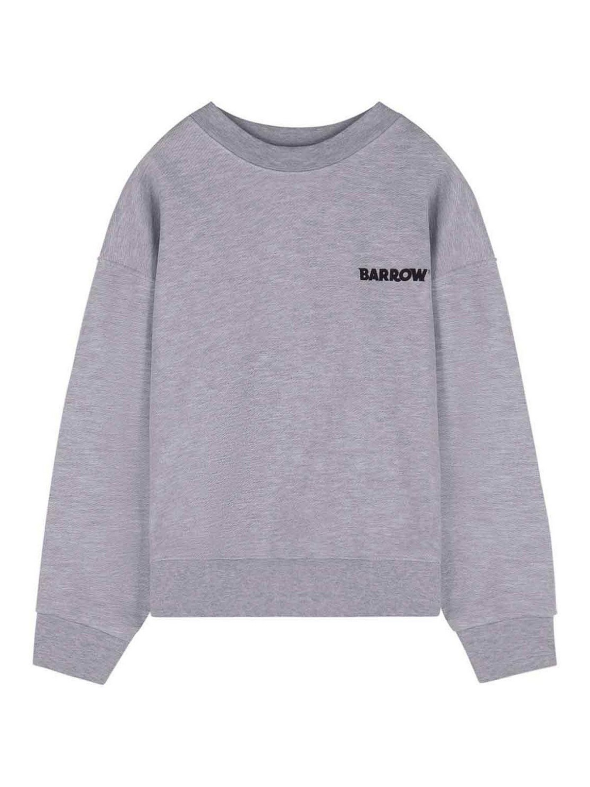 Barrow Sweatshirt Unisex In Grey