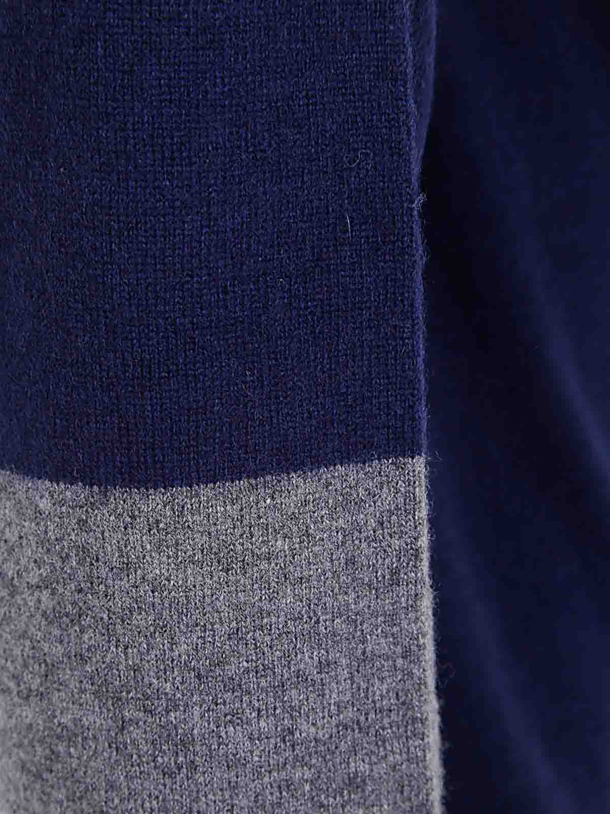 Shop Comme Des Garçons Cardigan Knit In Blue