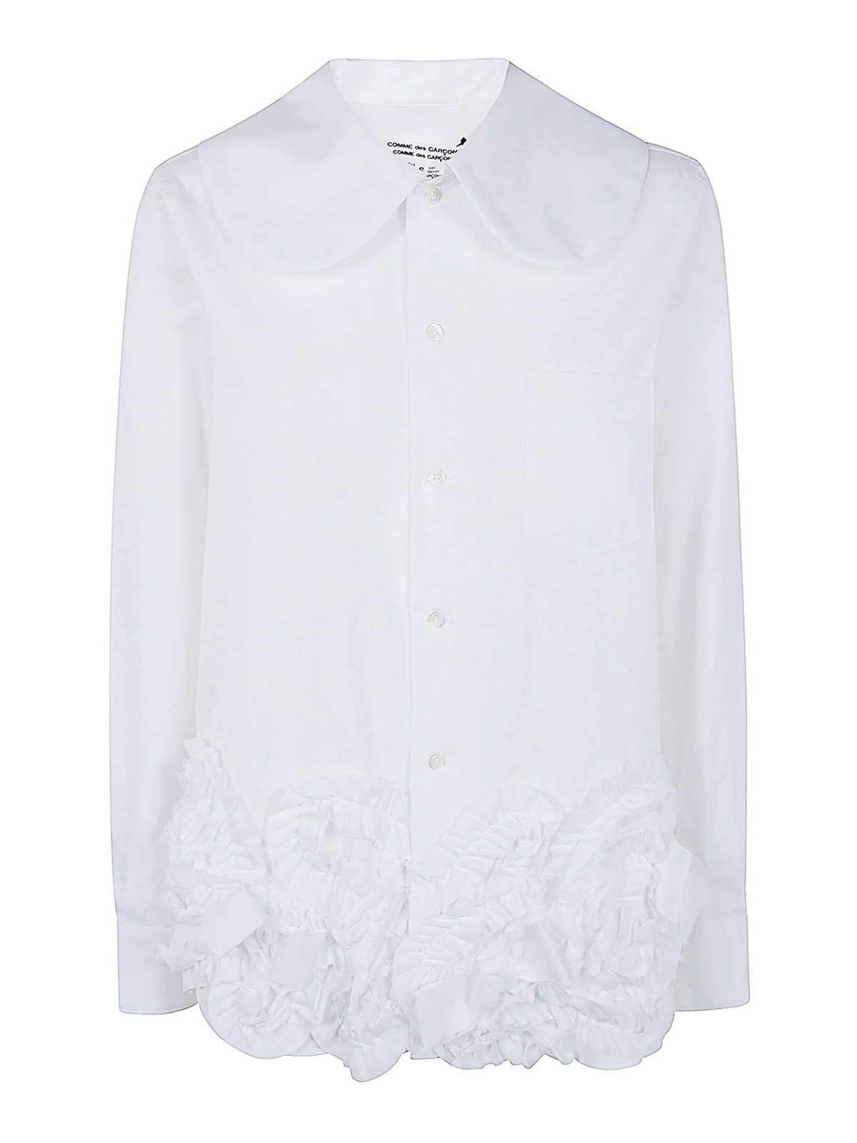 Comme Des Garçons Blusa - Blanco In White