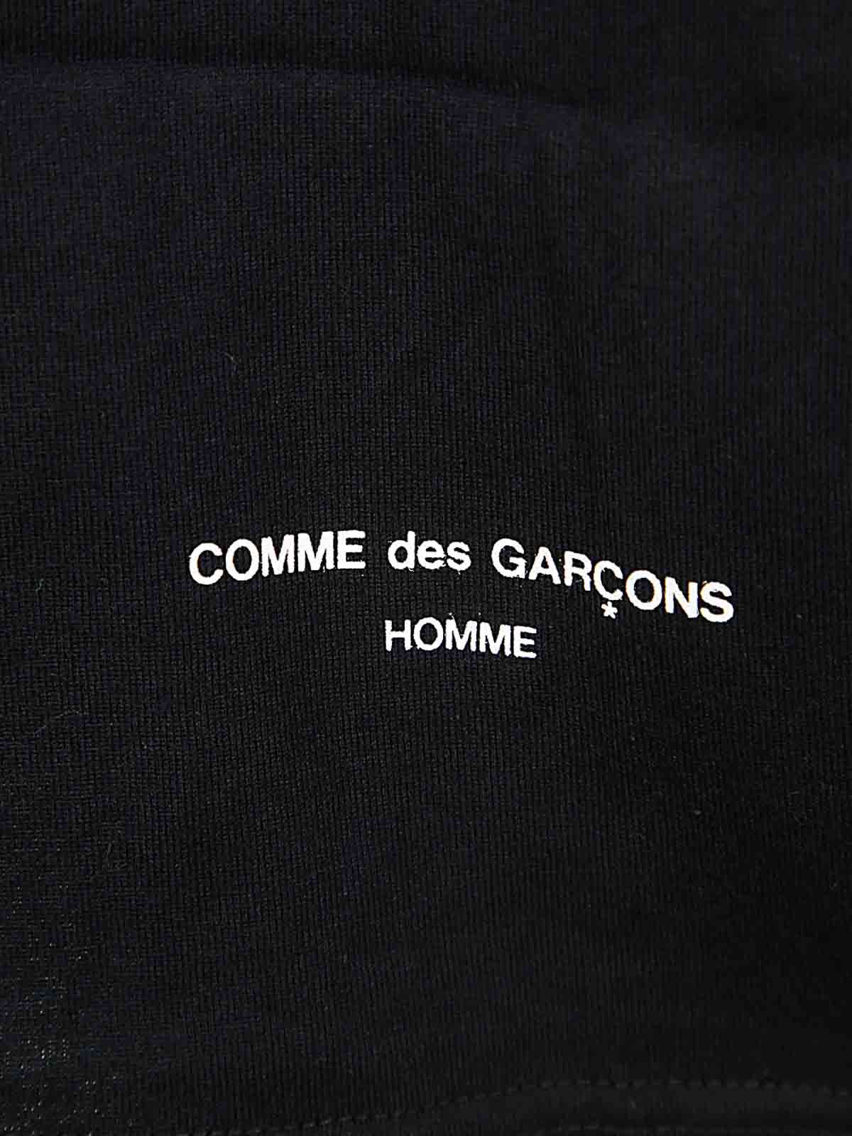 Shop Comme Des Garcons Hommes Plus Man Tshirt In Black