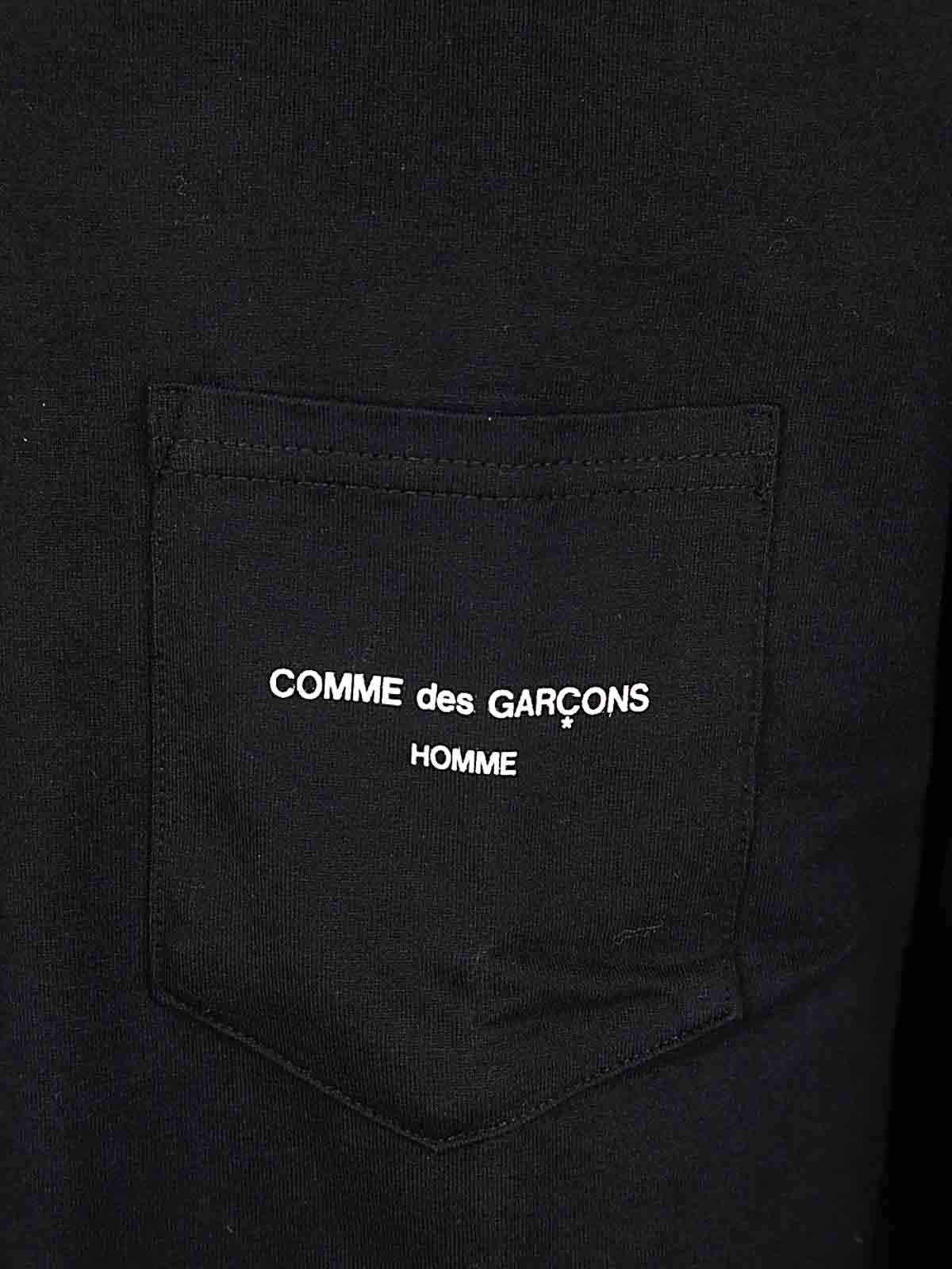 Shop Comme Des Garcons Hommes Plus Man Tshirt In Black