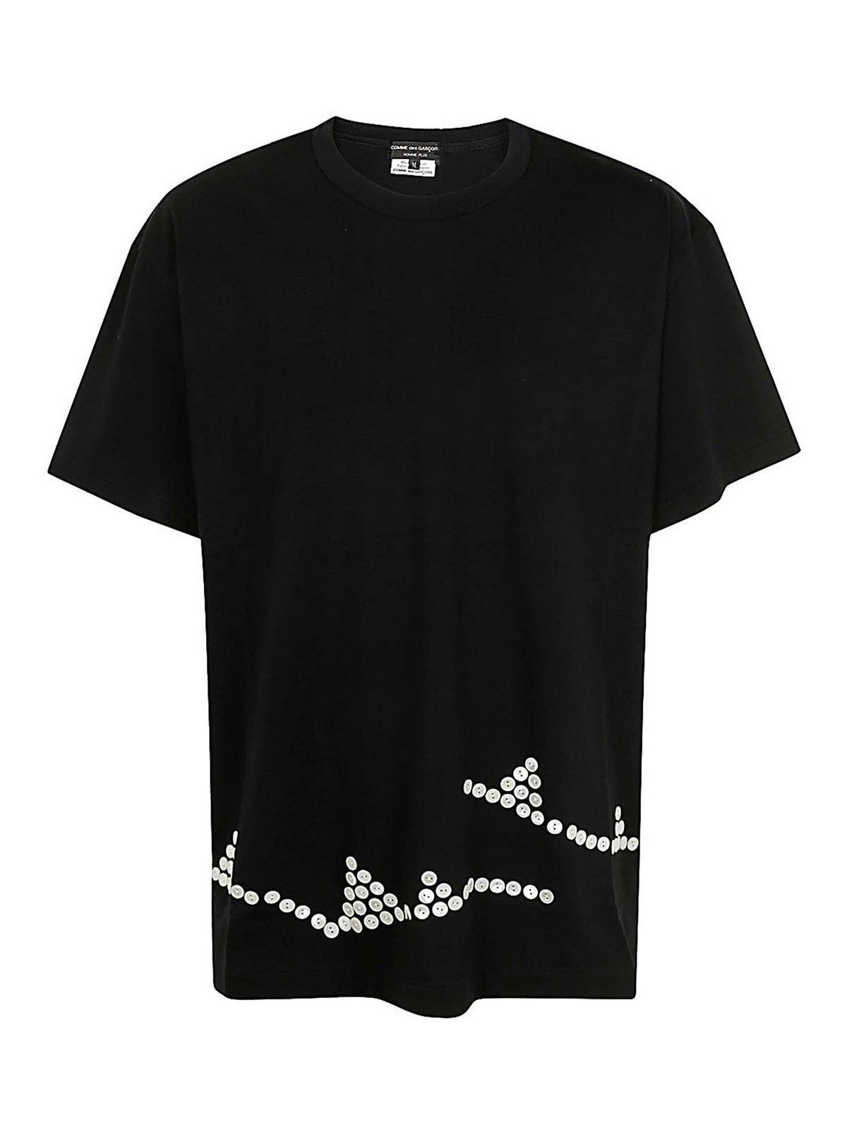 Comme Des Garcons Hommes Plus Man Tshirt In Black