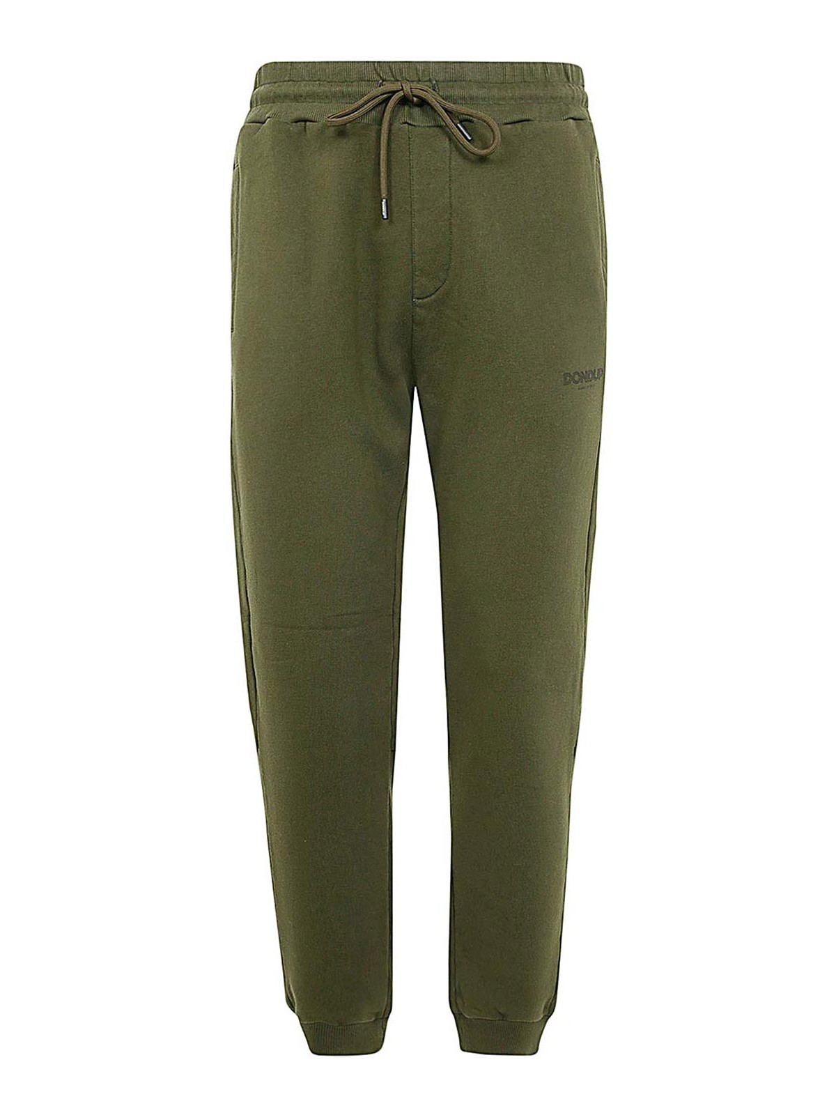 Dondup Trousers  Basic Fleece In Green