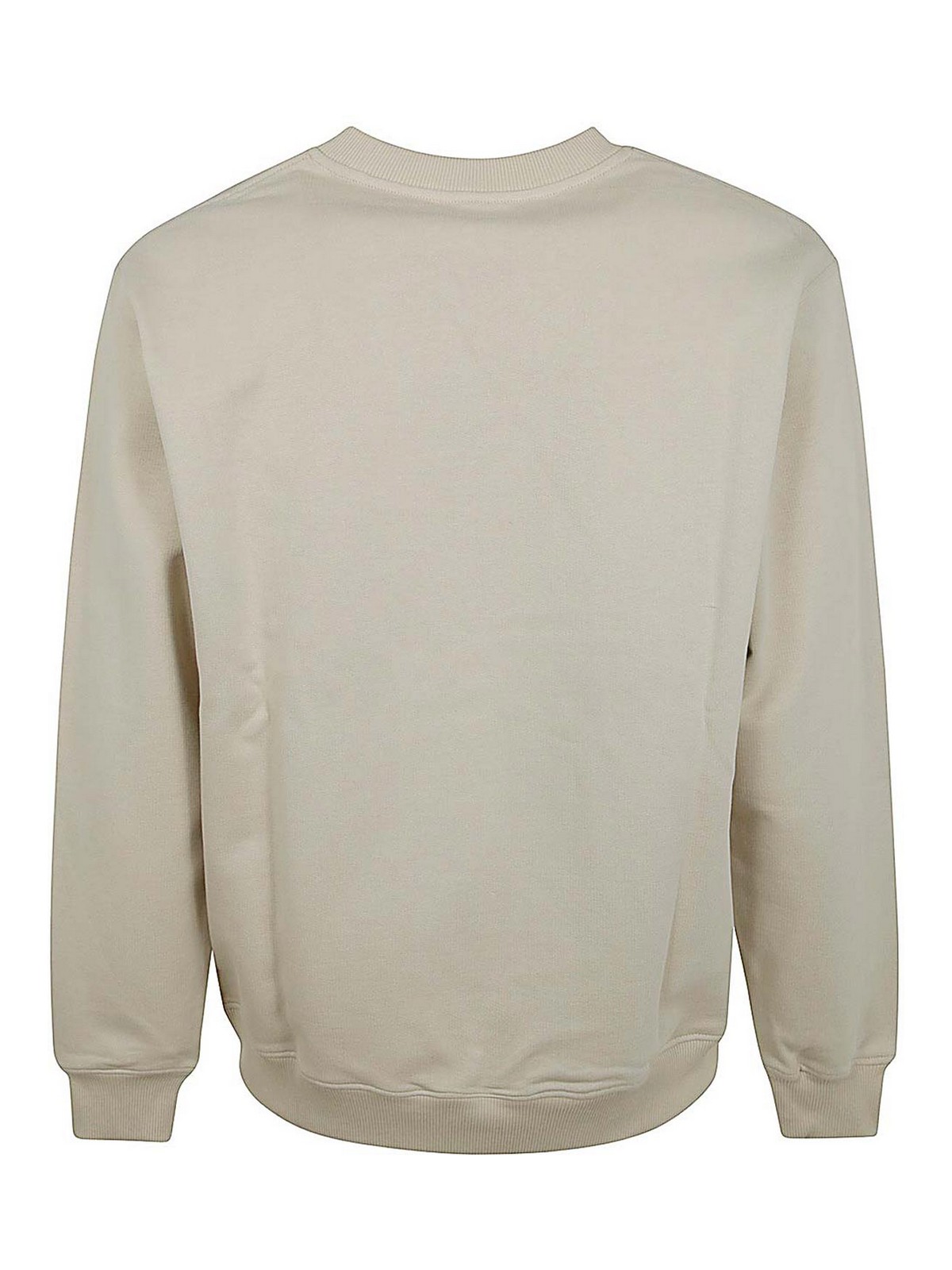 Shop Drôle De Monsieur Le Sweatshirt Slogan Classique In White