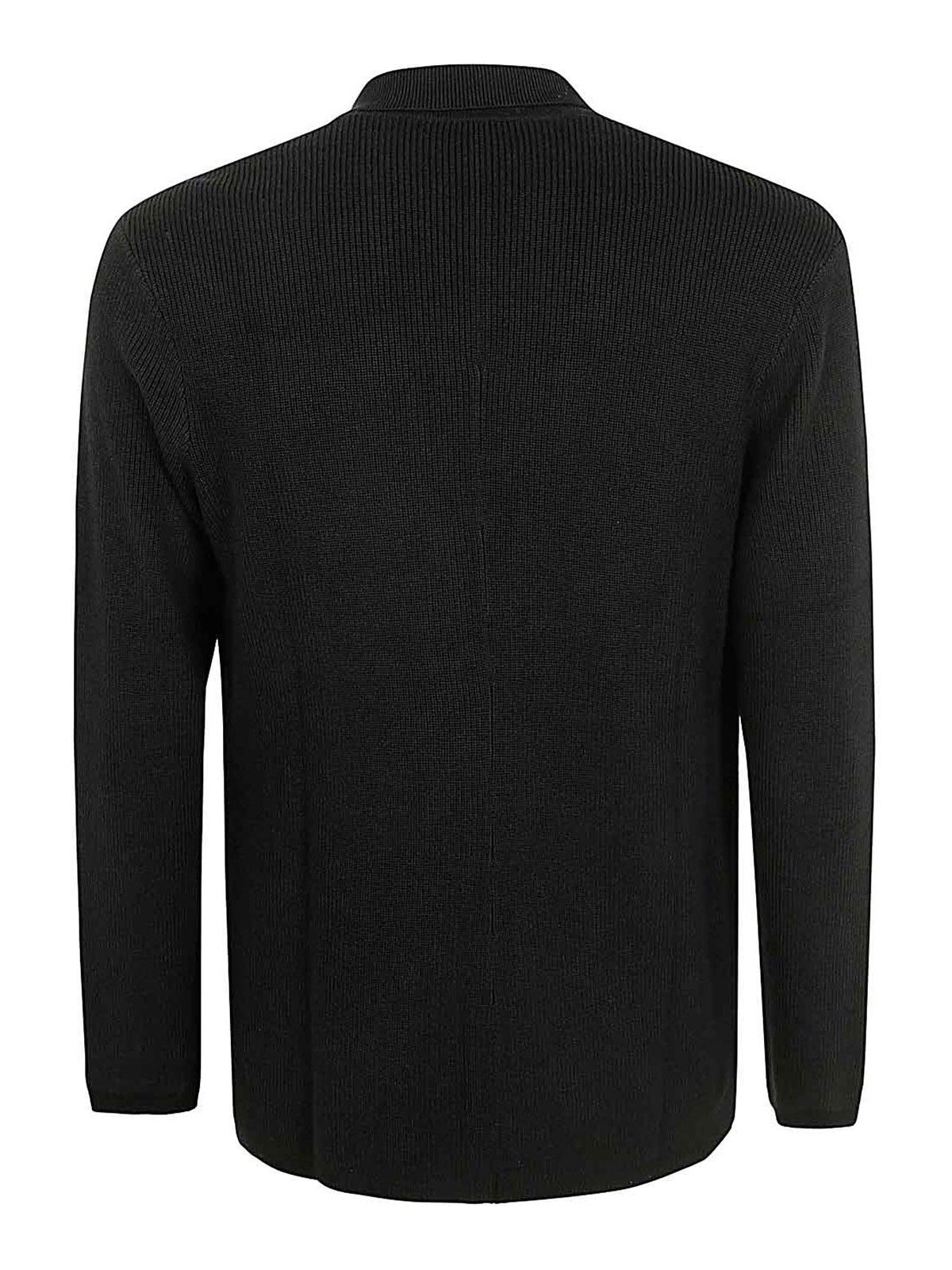 Shop Emporio Armani Blazer In Black