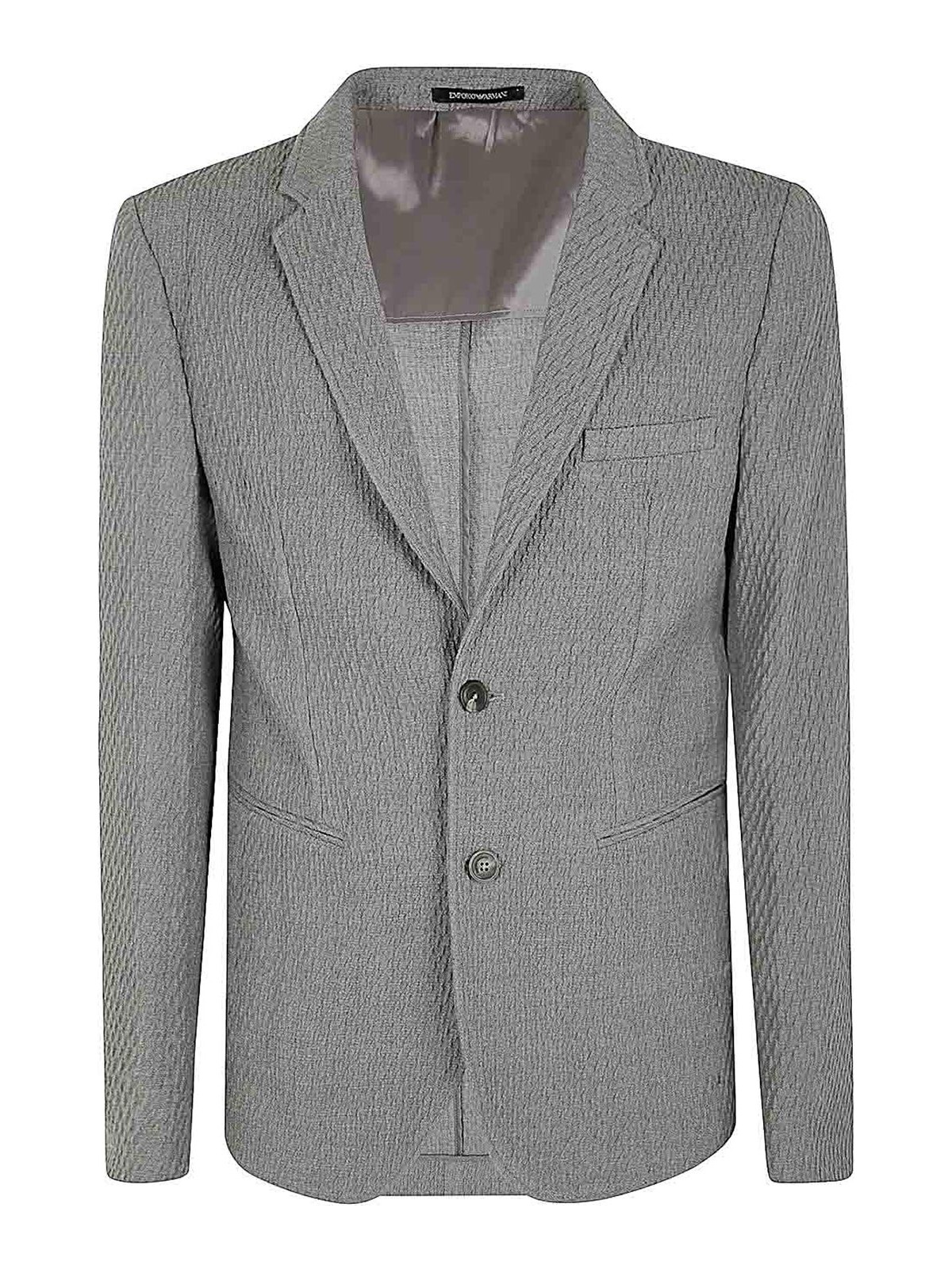 Emporio Armani Blazer In Grey